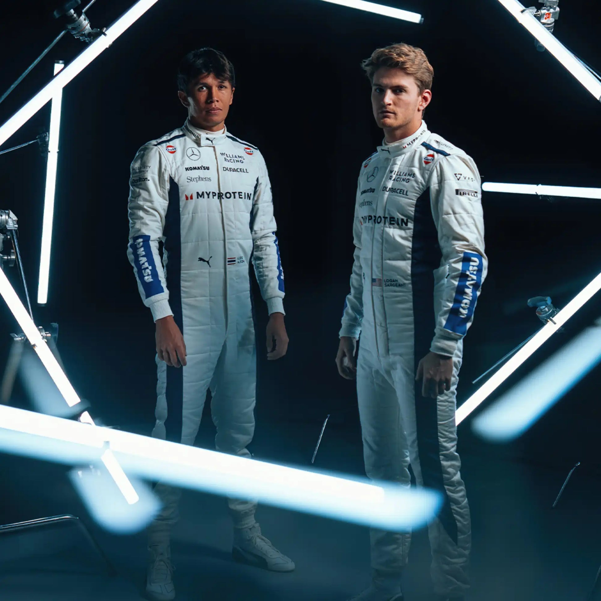 New 2024 Logan Sargeant F1 Team Williams Racing Replica Racing Suit - view 6