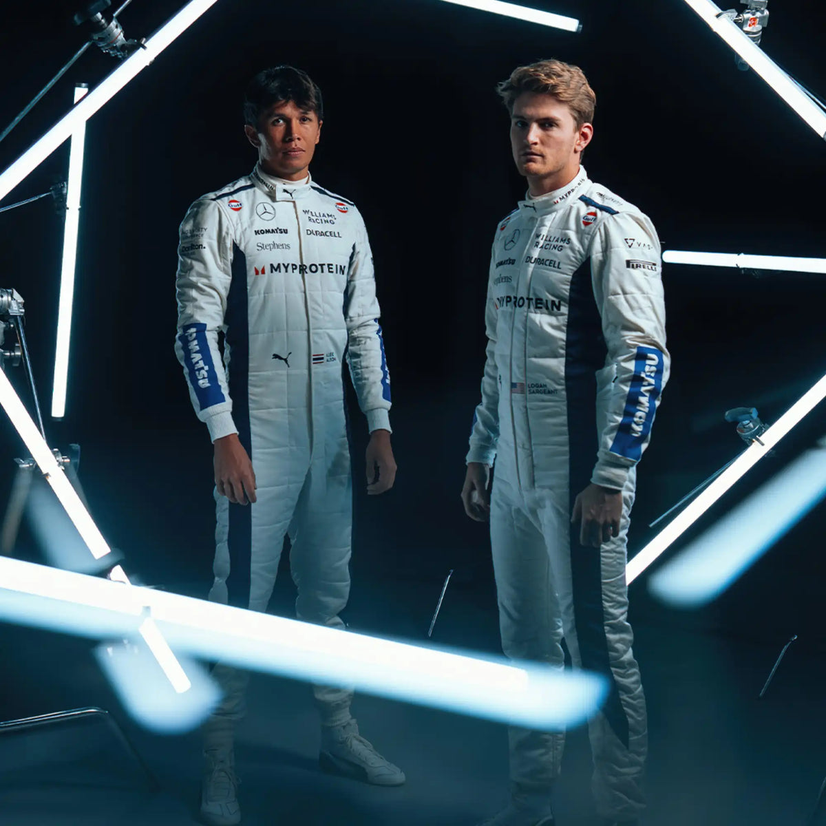 New 2024 Logan Sargeant F1 Team Williams Racing Replica Racing Suit - view 6