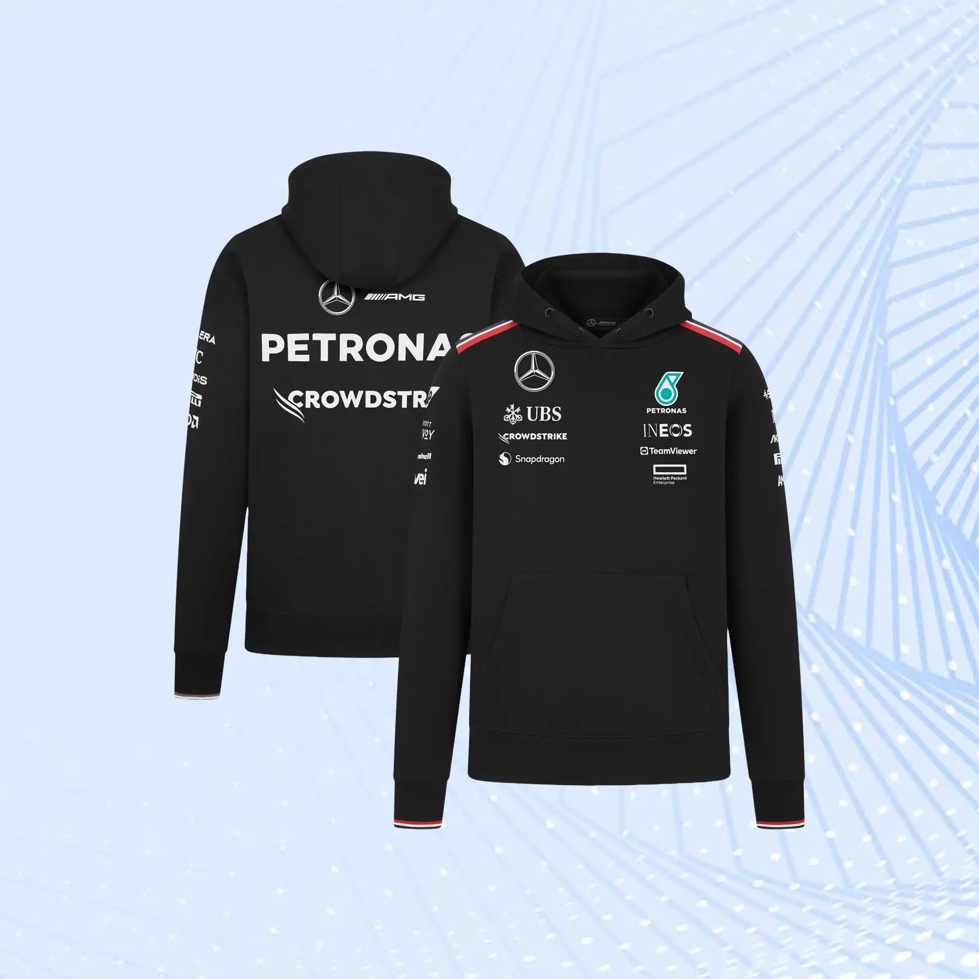 New 2024 Mercedes AMG Petronas F1 Team Hoodie - view 1