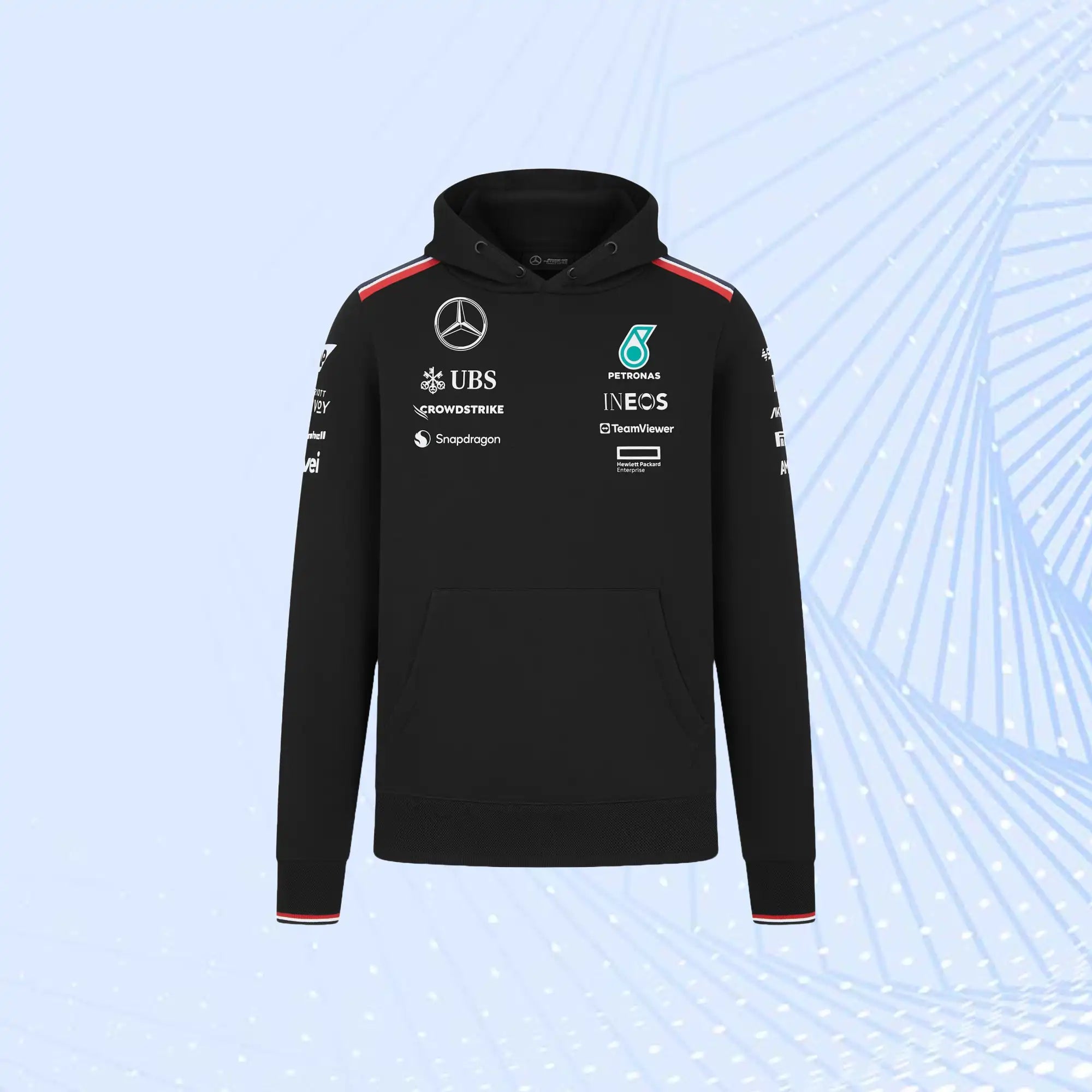 New 2024 Mercedes AMG Petronas F1 Team Hoodie - view 2
