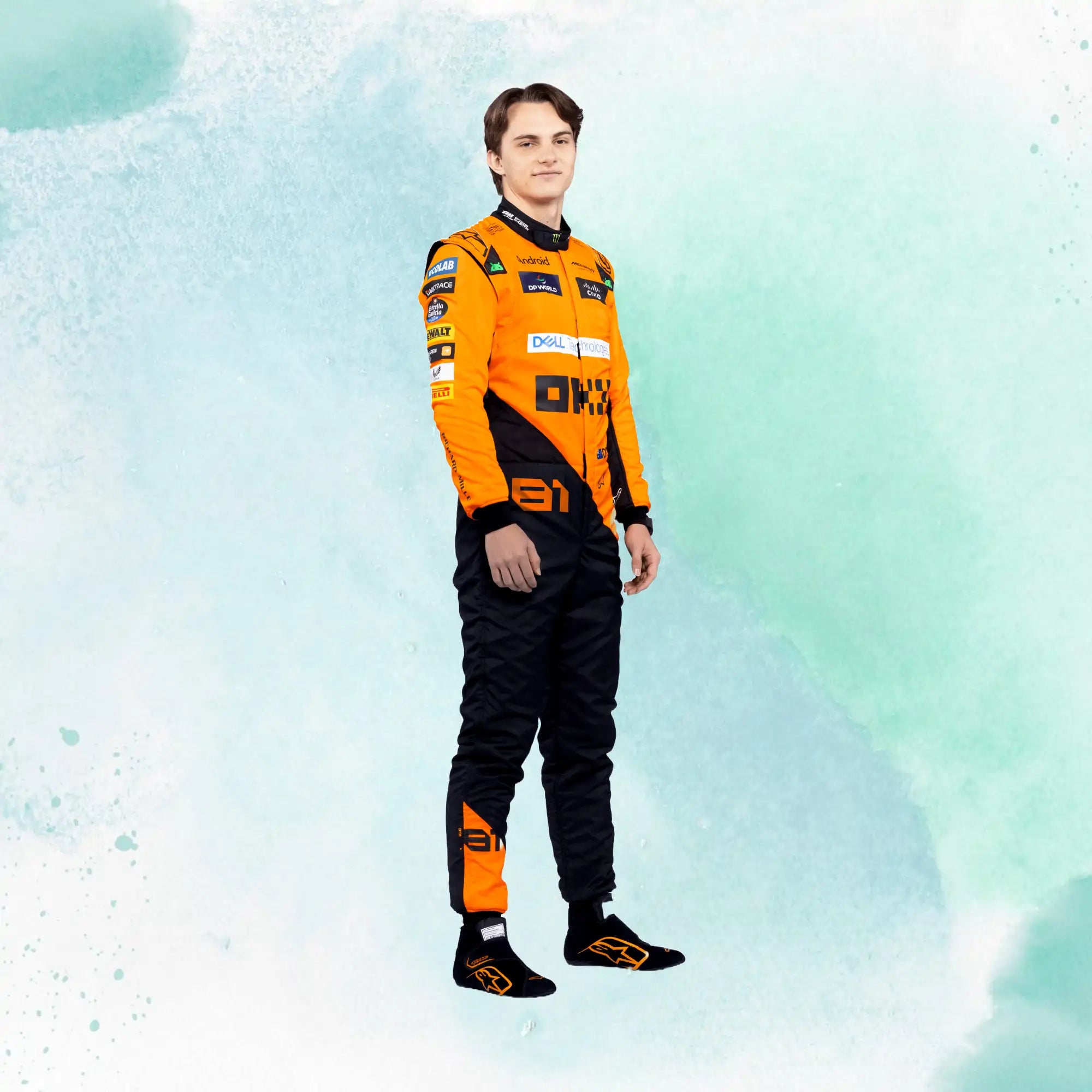 New 2024 Oscar Piastri McLaren F1 Team Replica Racing Suit - view 1