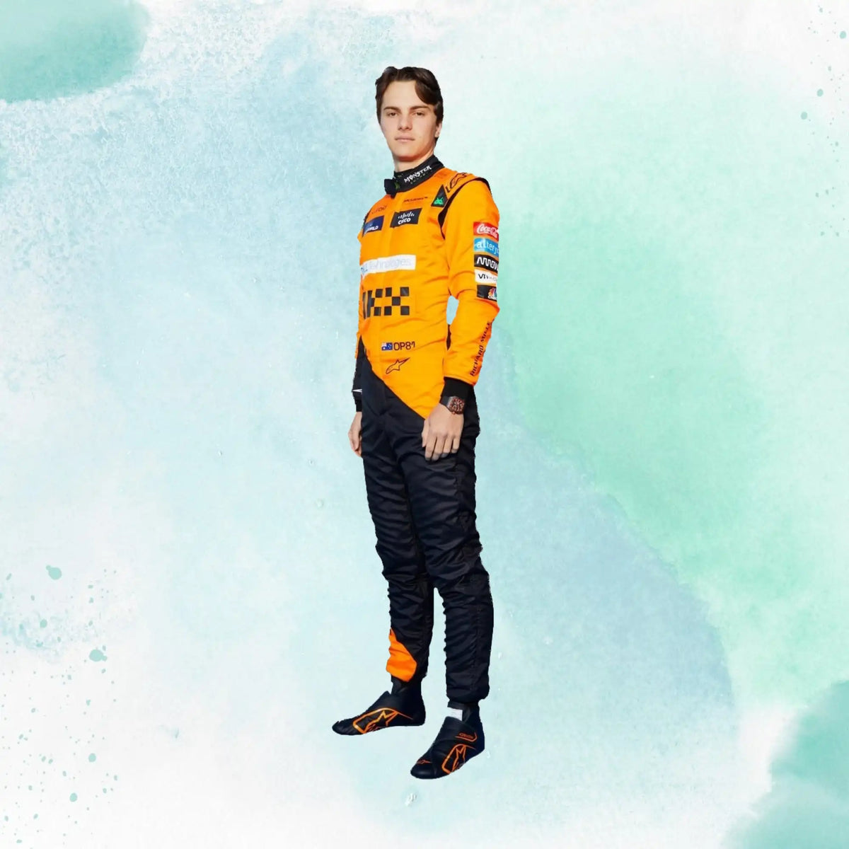 New 2024 Oscar Piastri McLaren F1 Team Replica Racing Suit - view 4