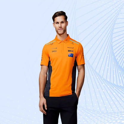 New 2024 Oscar Piastri Teamwear Polo Shirt Formula 1 - view 1