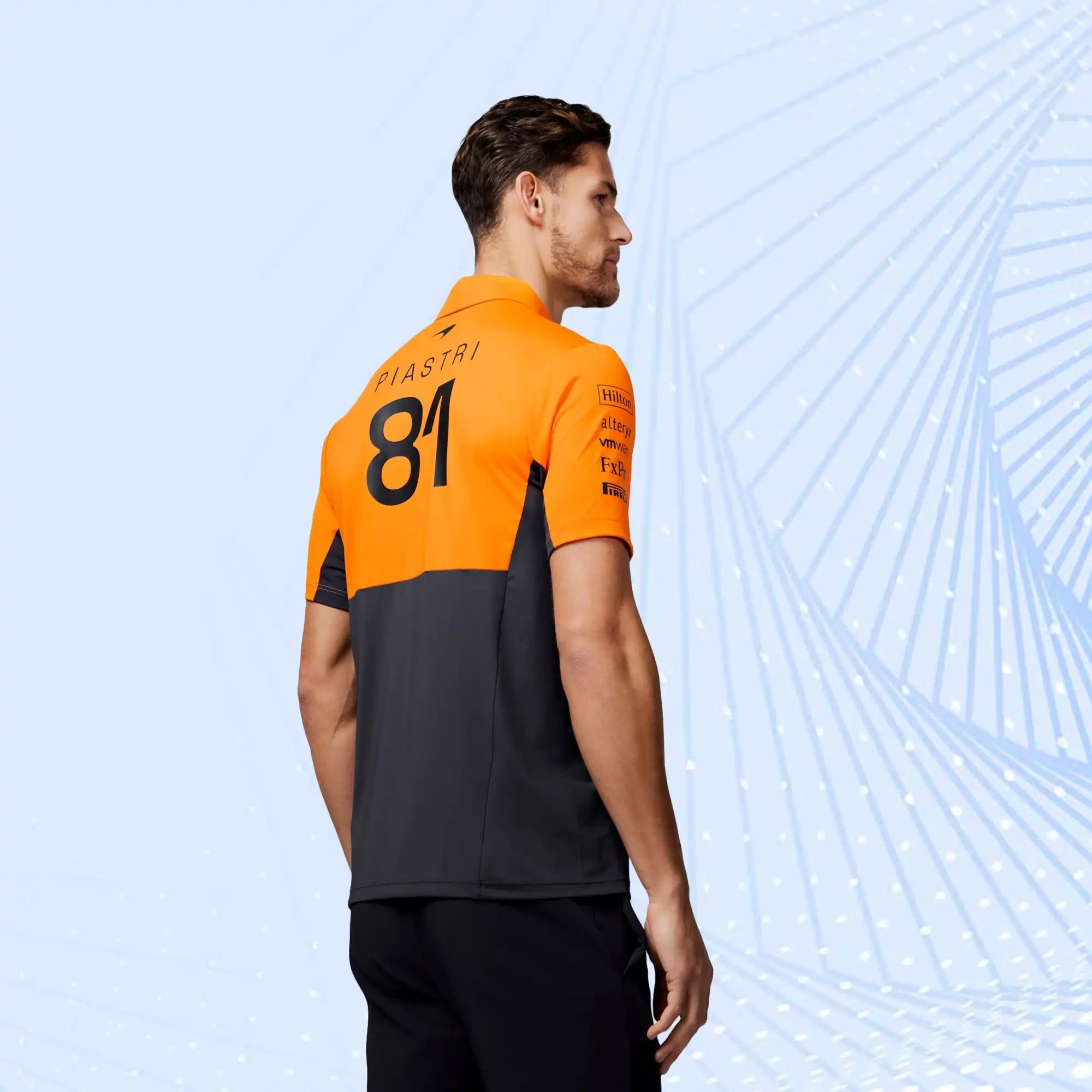 New 2024 Oscar Piastri Teamwear Polo Shirt Formula 1 - view 2