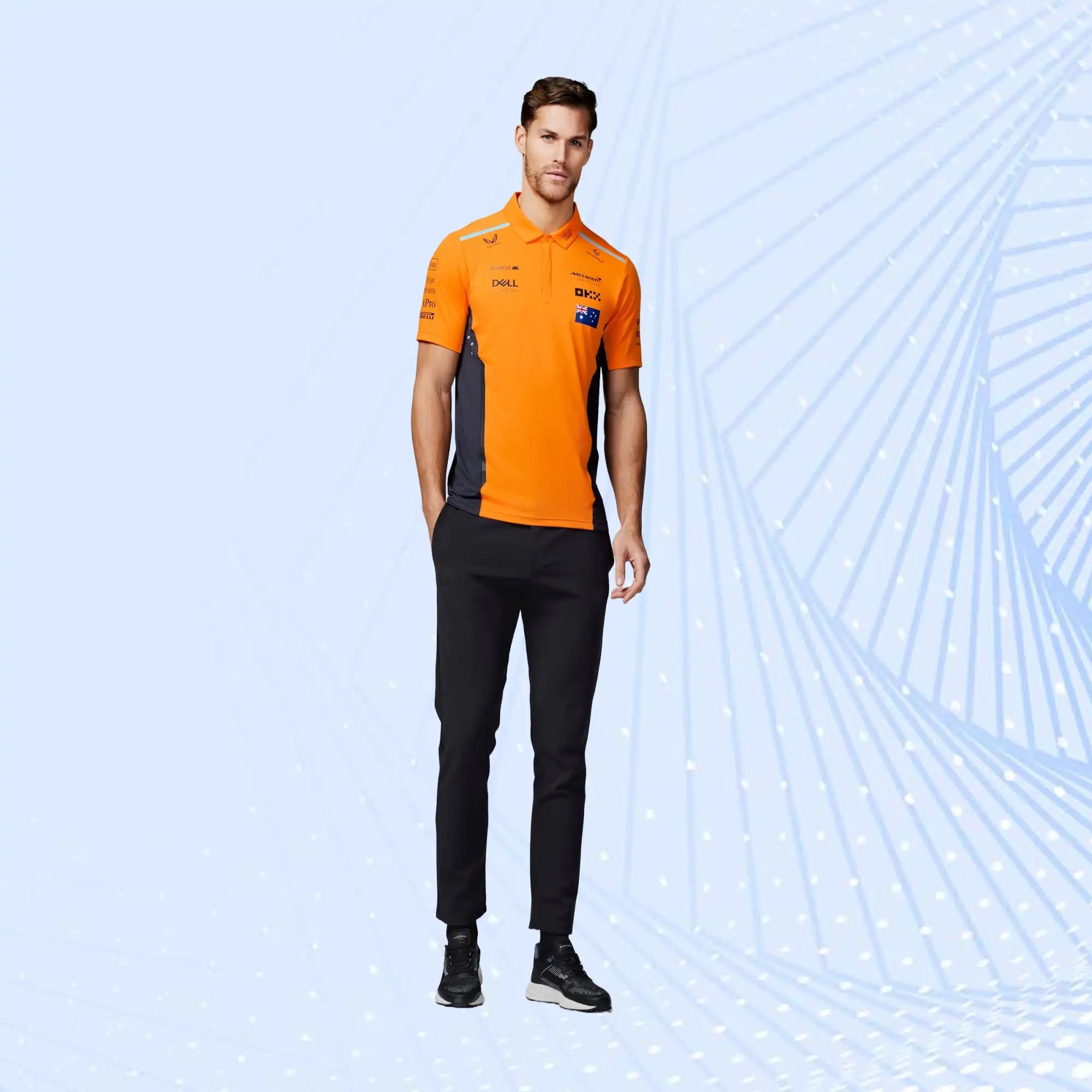 New 2024 Oscar Piastri Teamwear Polo Shirt Formula 1 - view 3
