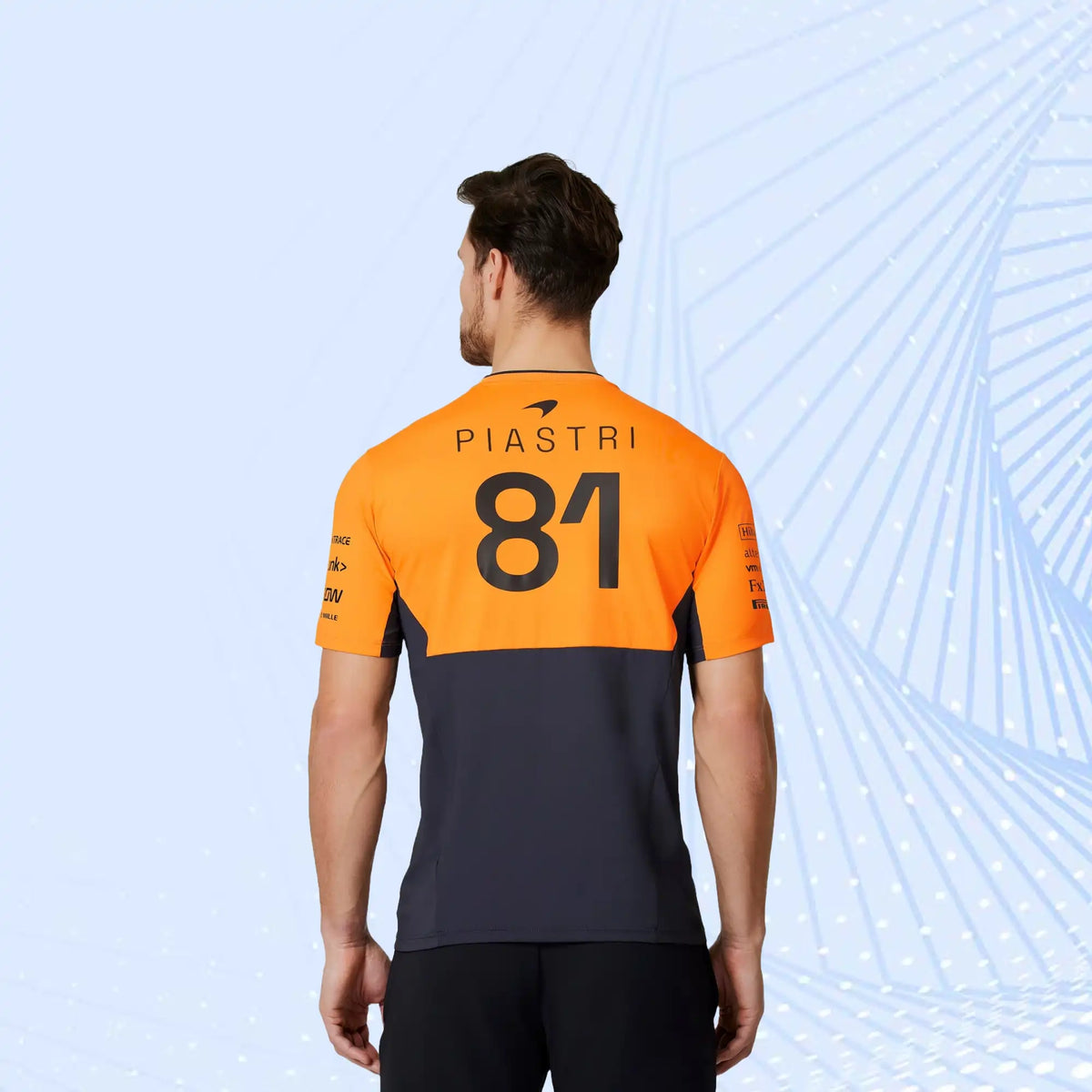 New 2024 Oscar Piastri Teamwear Set Up T-Shirt Formula 1 - view 2