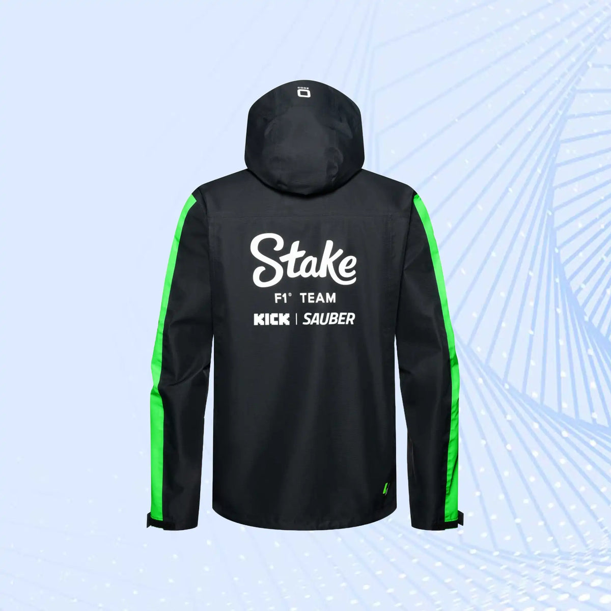 New 2024 Stake F1 Team Kick Sauber Rain Jacket - view 2