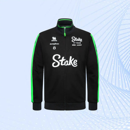New 2024 Stake F1 Team Kick Sauber Sweat Jacket - view 2