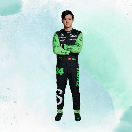 New 2024 Zhou Guanyu Formula One Stake F1 Team Kick Sauber Replica Racing Suit - view 1