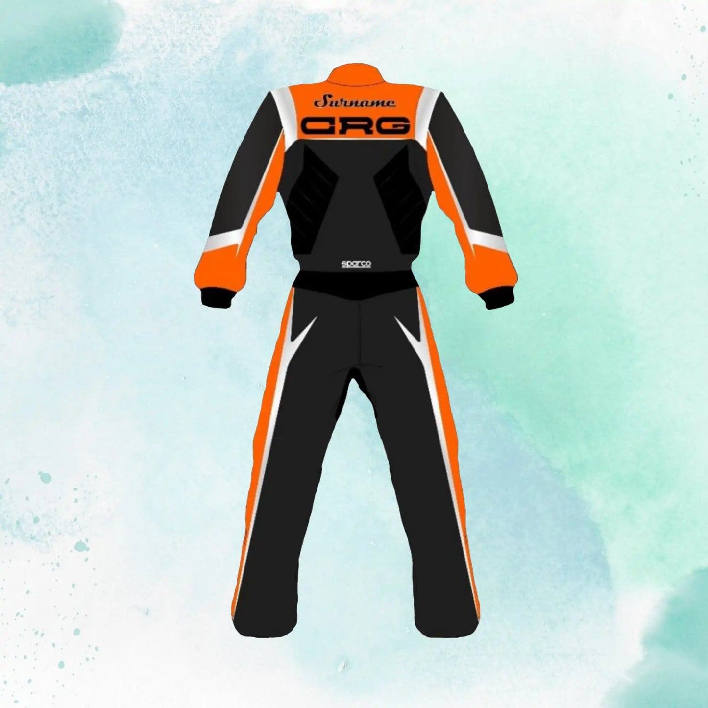 New 2025 CRG Go Karting Overall Sublimation Printed Go Kart Racing Suit - view 2