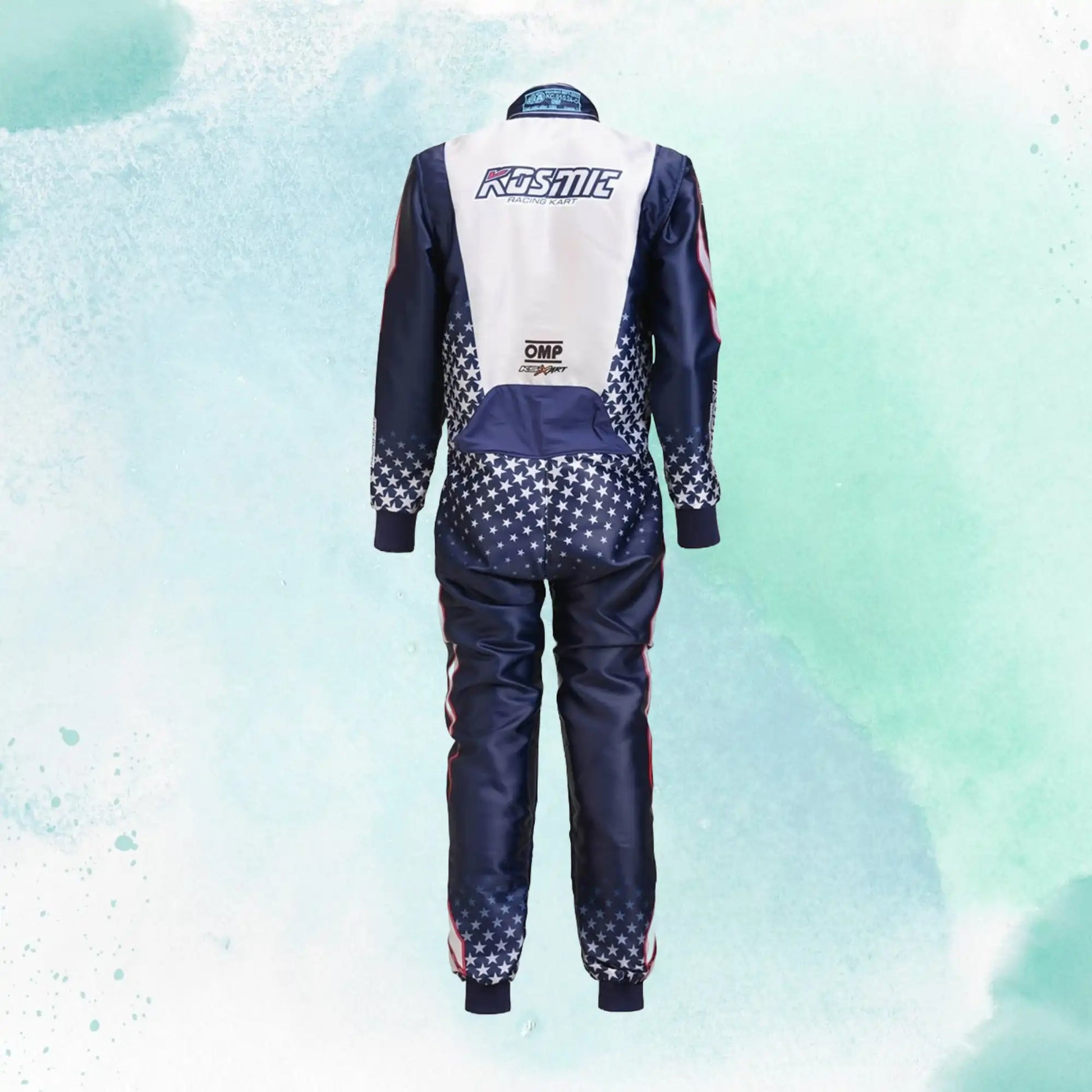 New 2025 Kosmic Sublimation Printed Overall Go Kart Driver Racing Suit - view 2