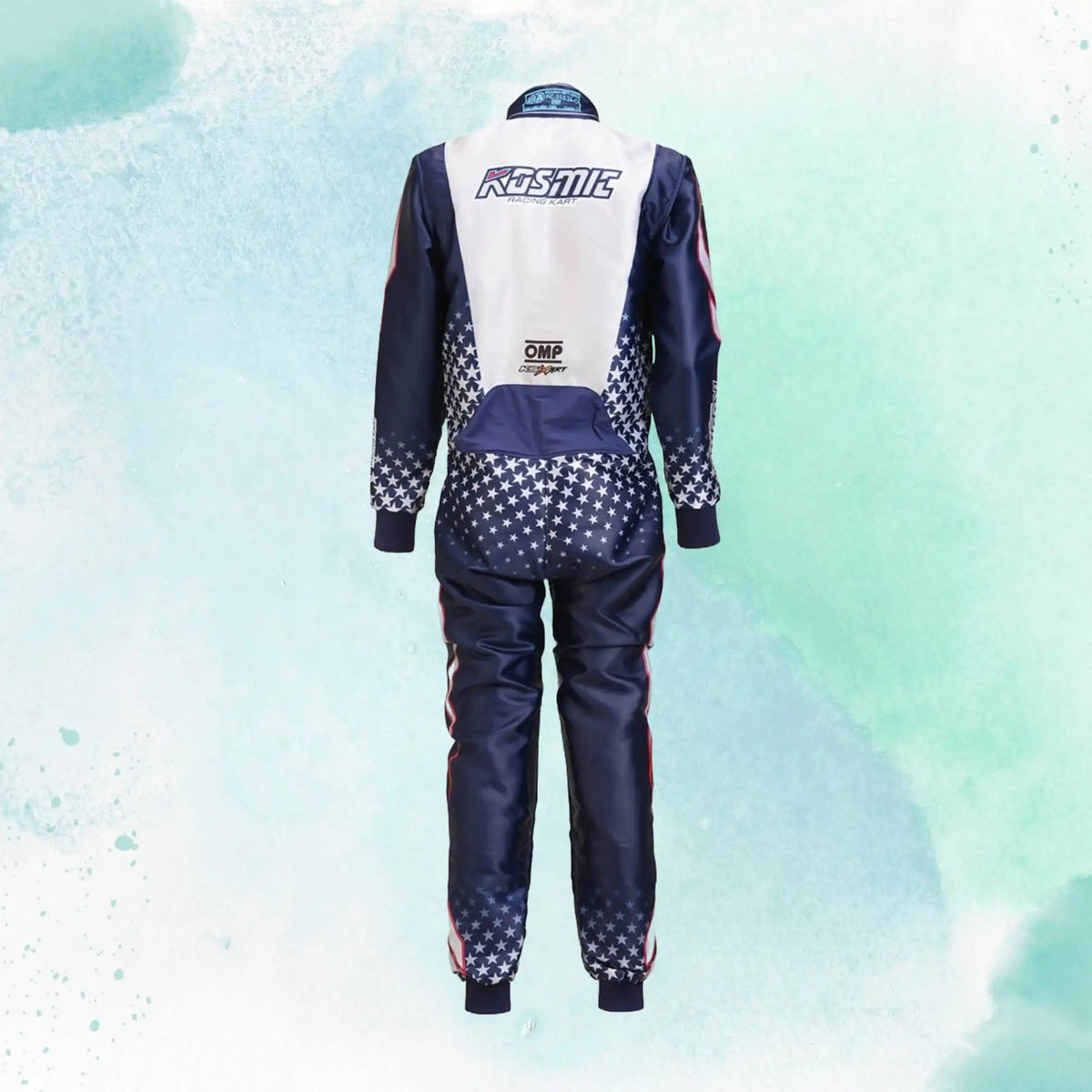 New 2025 Kosmic Sublimation Printed Overall Go Kart Driver Racing Suit - view 2