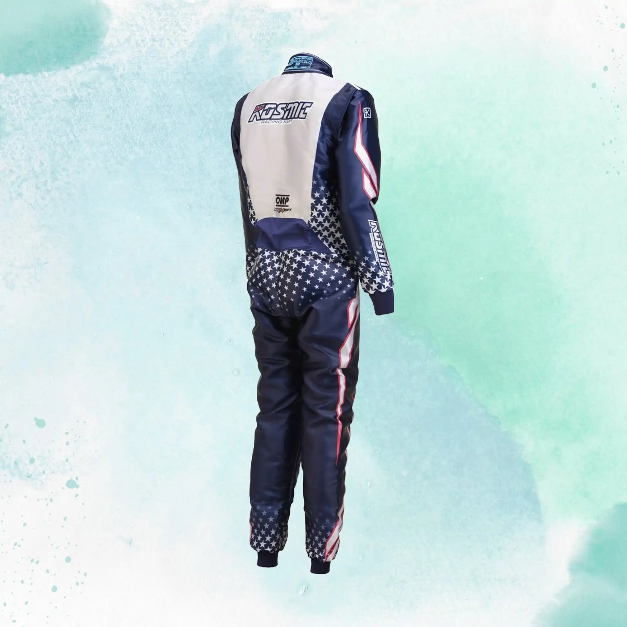 New 2025 Kosmic Sublimation Printed Overall Go Kart Driver Racing Suit - view 4