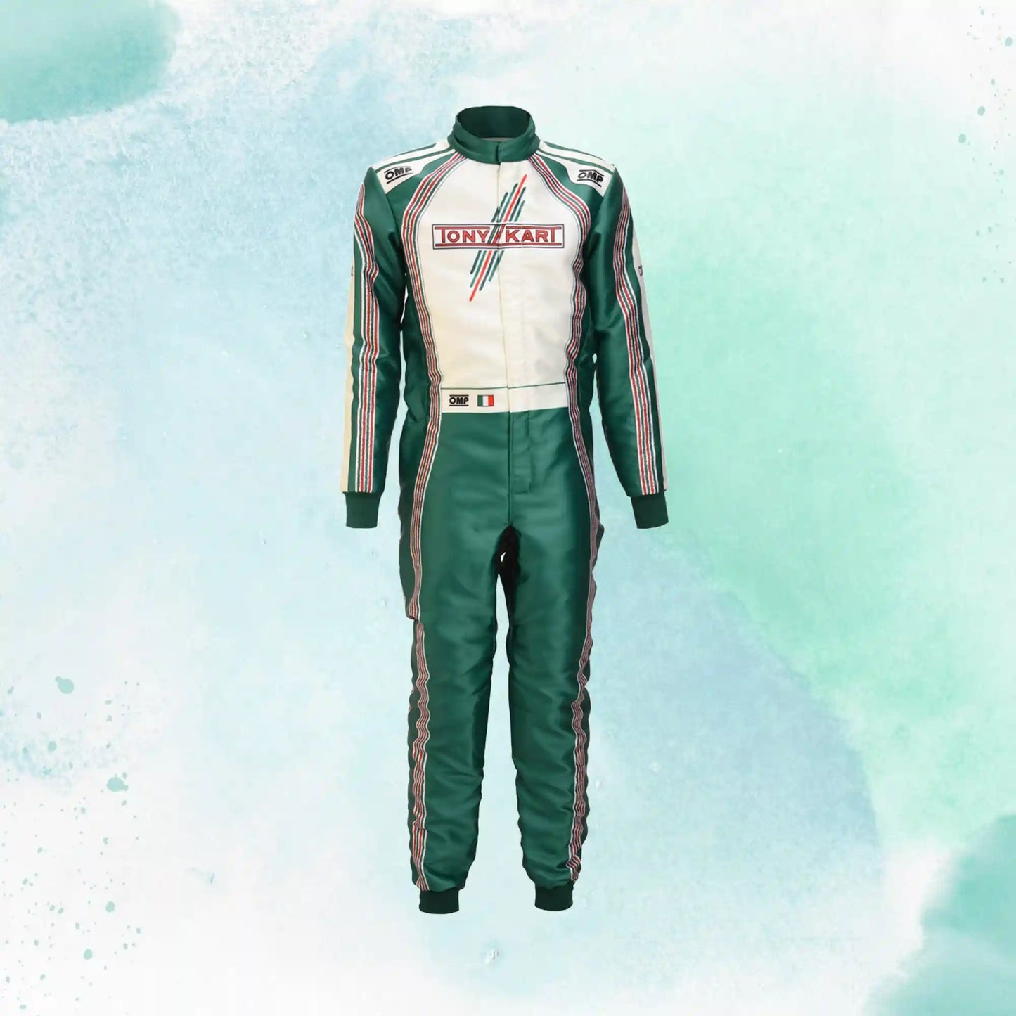 New 2025 Tony Kart Sublimation Printed Overall Replica Go Kart Driver Racing Suit - view 1