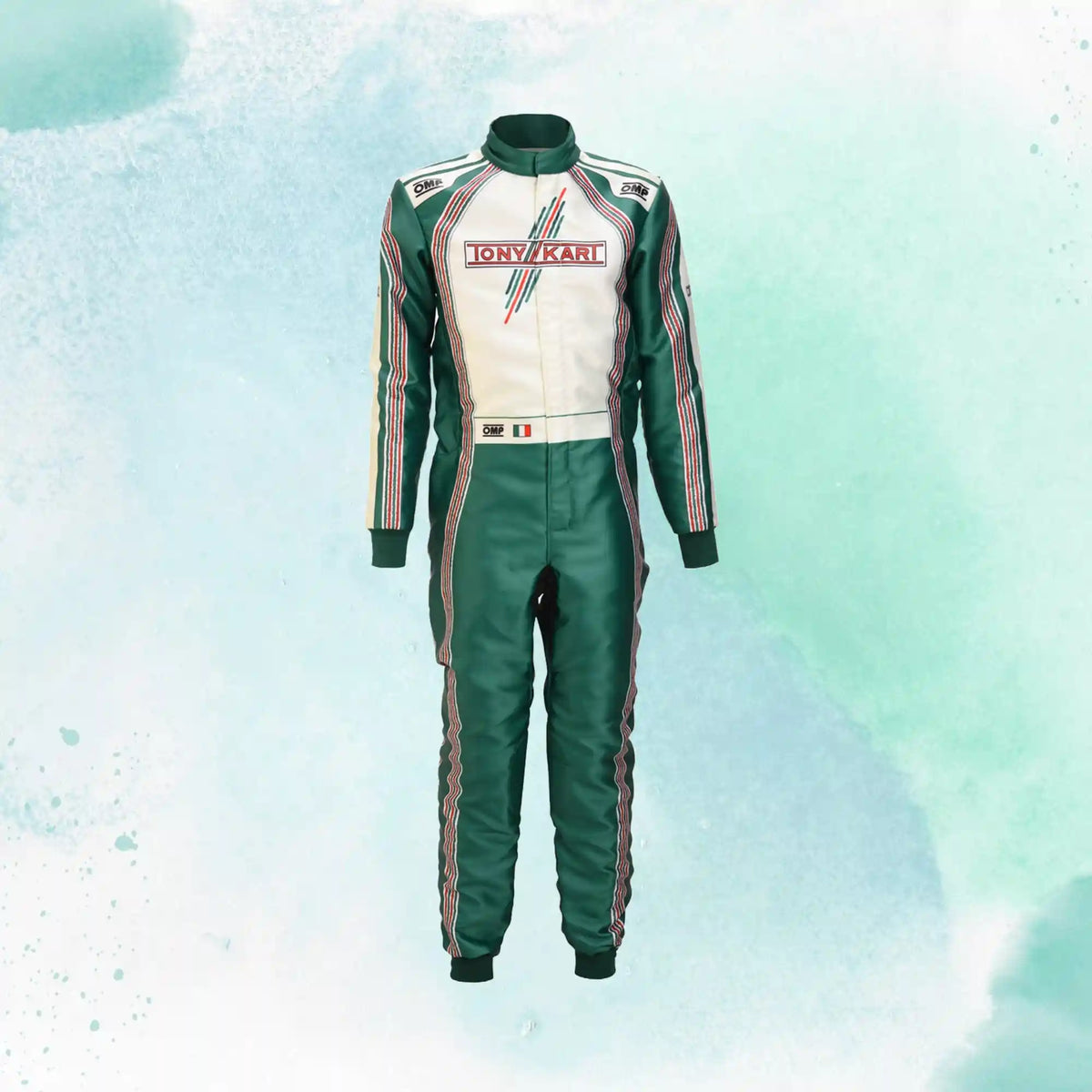 New 2025 Tony Kart Sublimation Printed Overall Replica Go Kart Driver Racing Suit - view 1