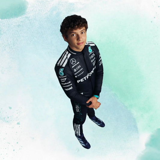 New Andrea Kimi Antonelli 2025 Mercedes AMG F1 Replica Racing Suit - view 2