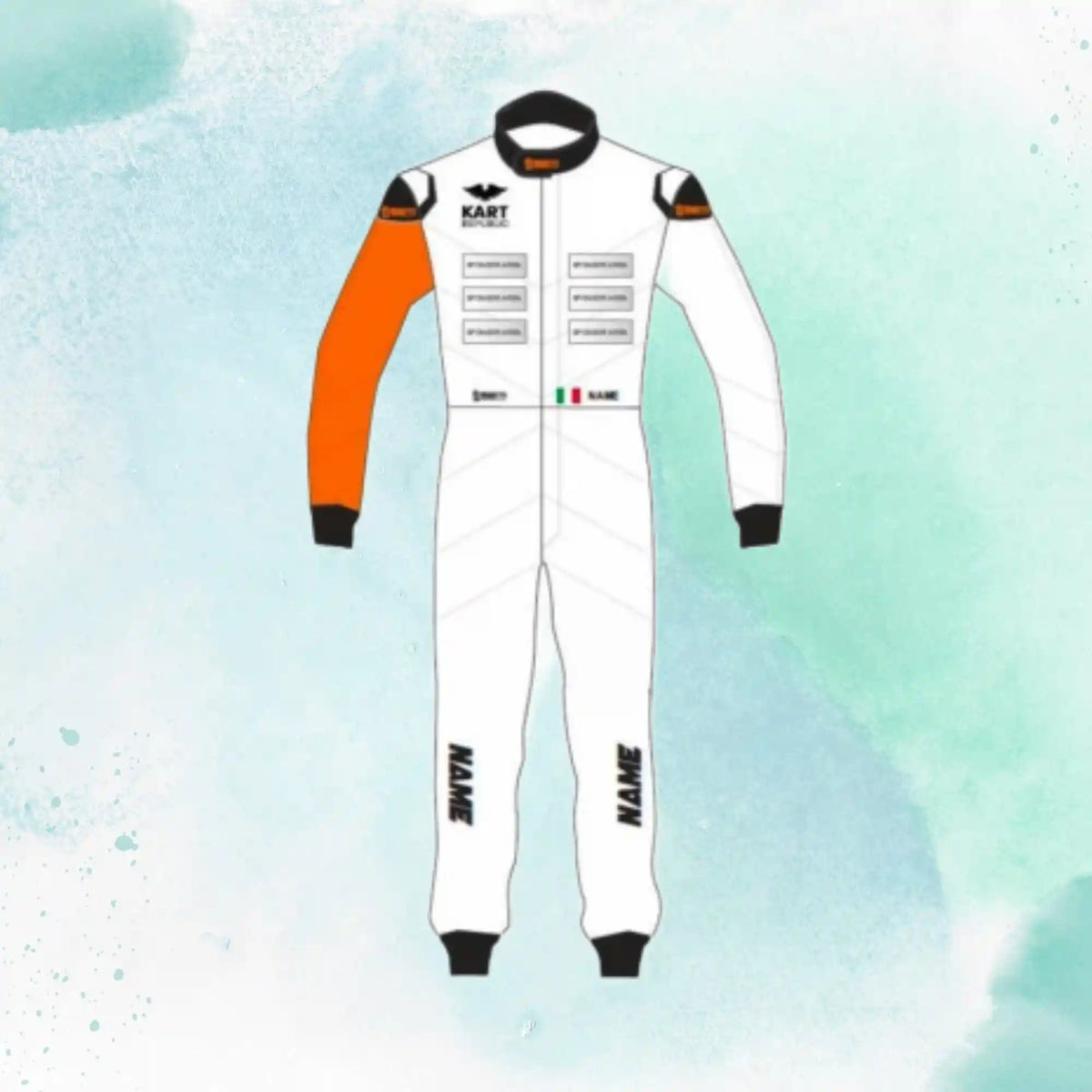 New Go Kart Republic Overall Go Kart Driver Replica Racing Suit Sublimation Printed - view 1