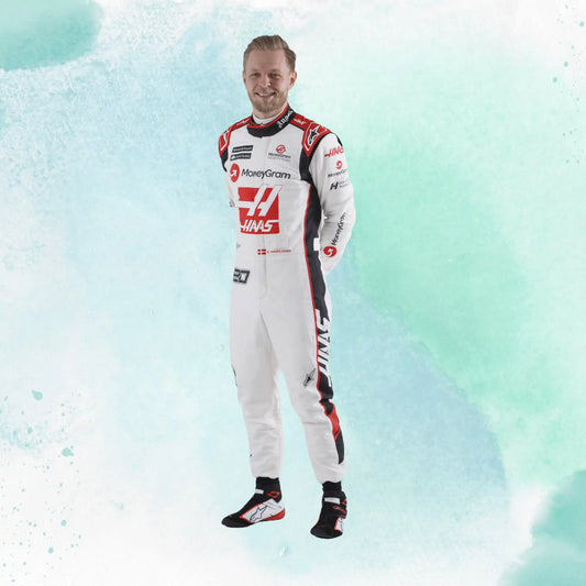 New Kevin Magnussen 2023 F1 Team Haas Replica Racing Suit - view 1