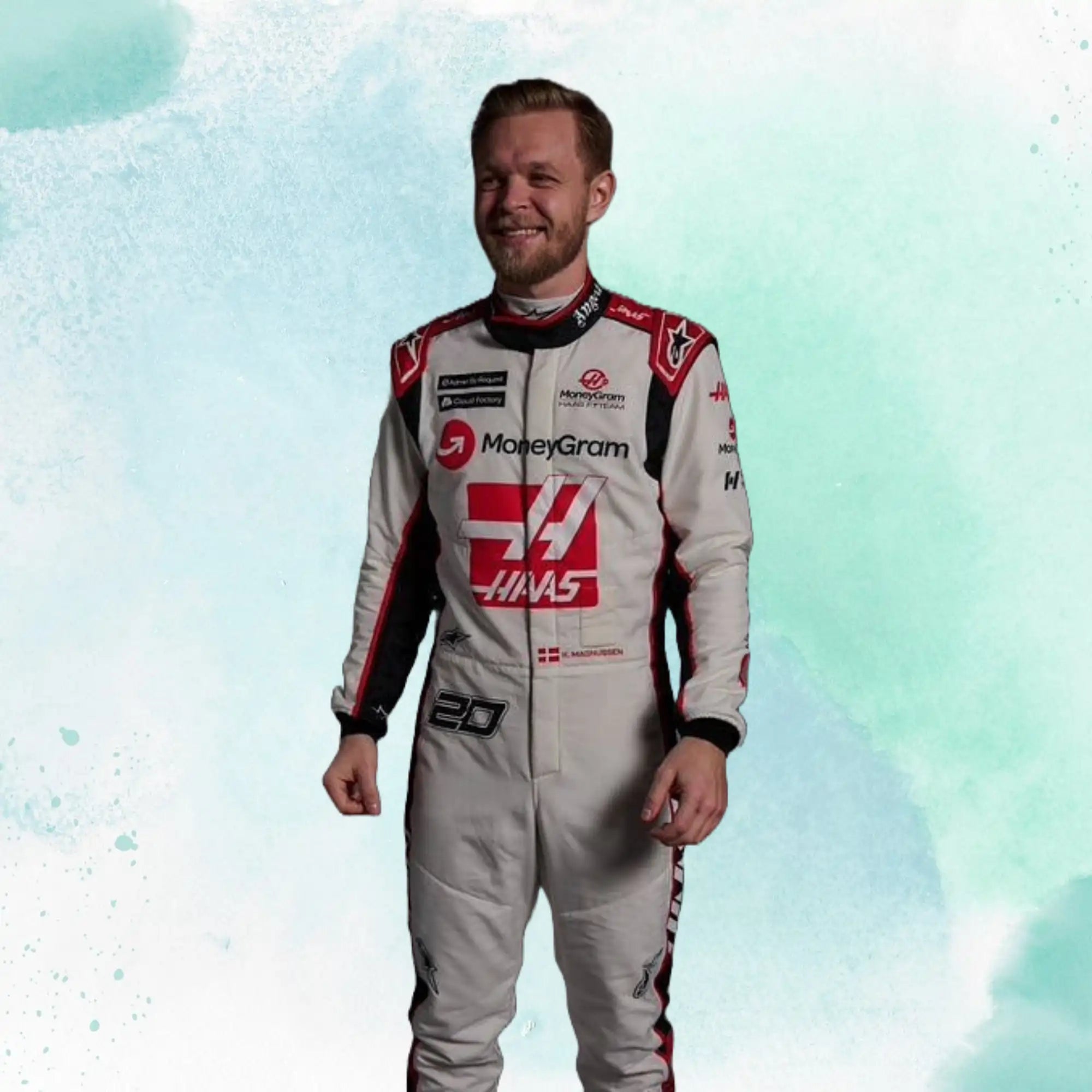 New Kevin Magnussen 2023 F1 Team Haas Replica Racing Suit - view 3