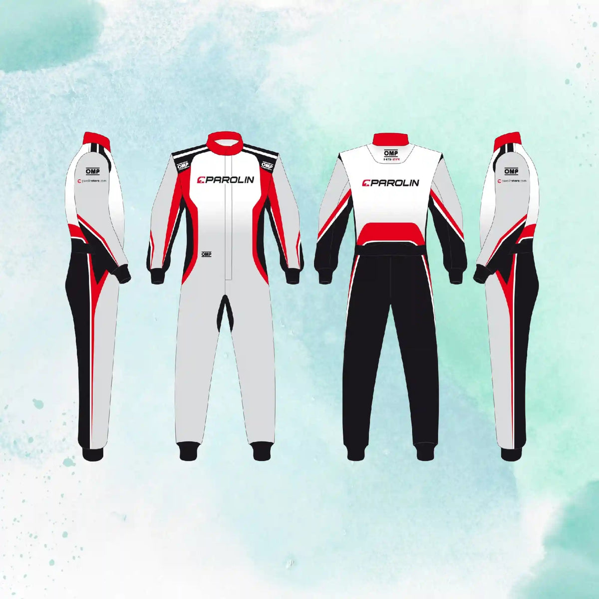 New Parolin MotorSports OMP Replica Kart Suit - view 1