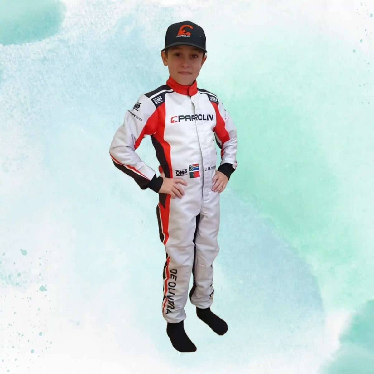 New Parolin MotorSports OMP Replica Kart Suit - view 3