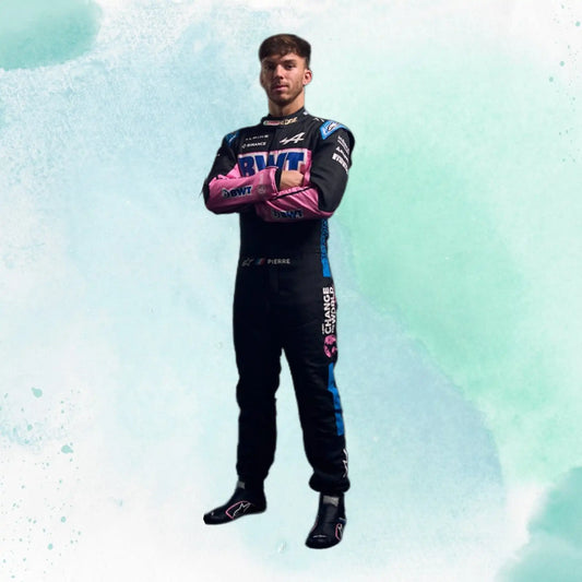 New Pierre Gasly 2023 BWT Team Alpine Replica Racing Suit F1 Team - view 1