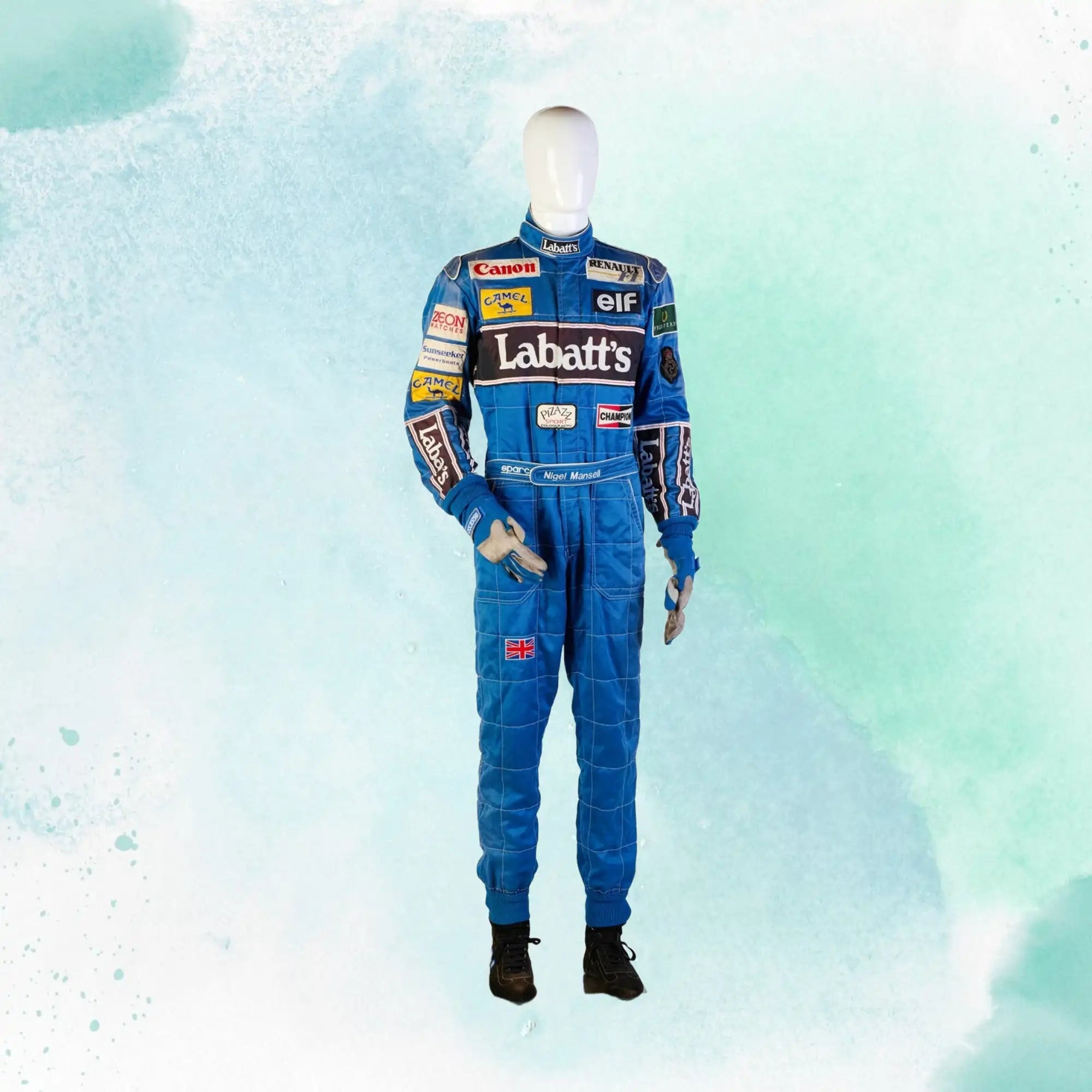 Nigel Mansell 1992 F1 Replica Embroidery Race Suit - view 1