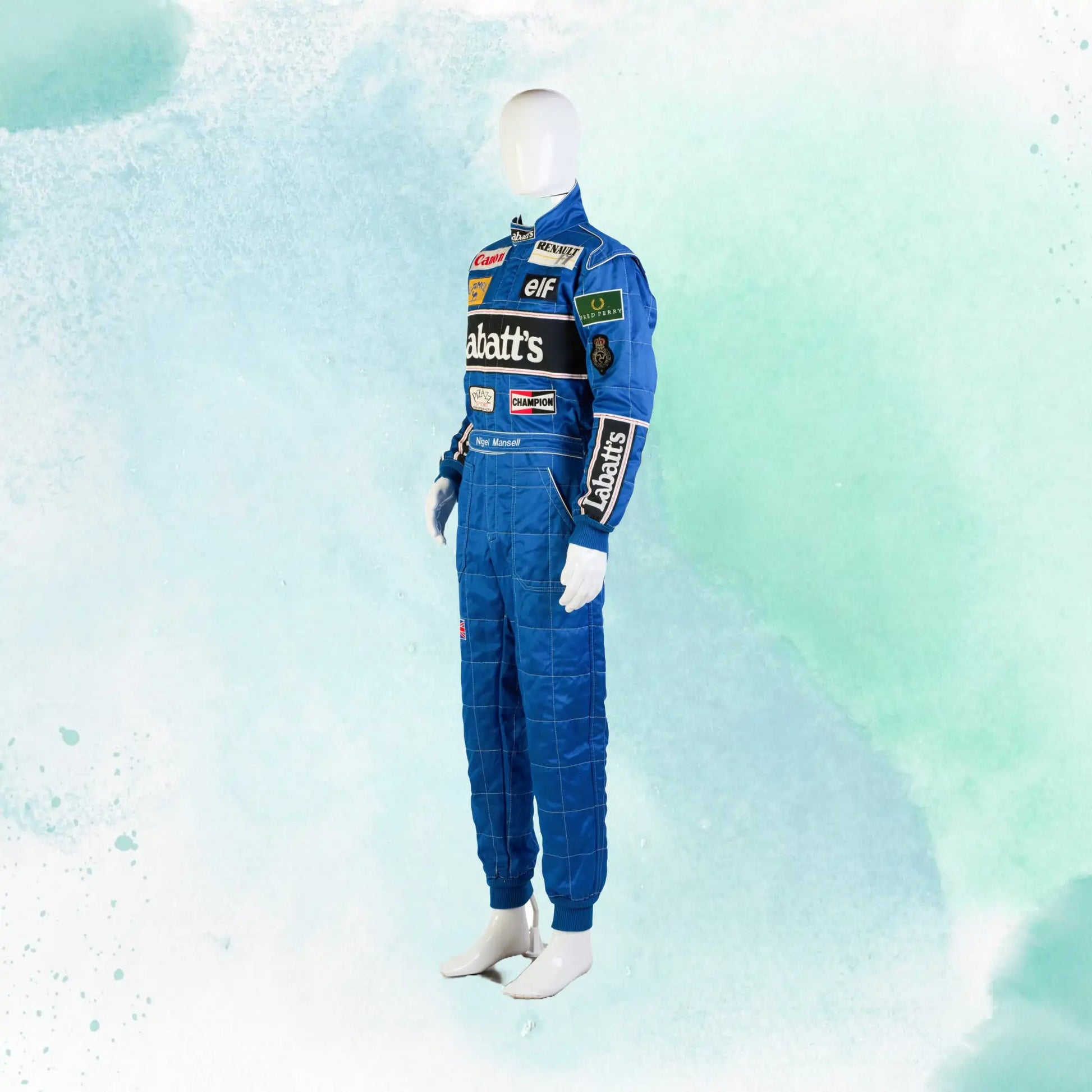 Nigel Mansell 1992 F1 Replica Embroidery Race Suit - view 2