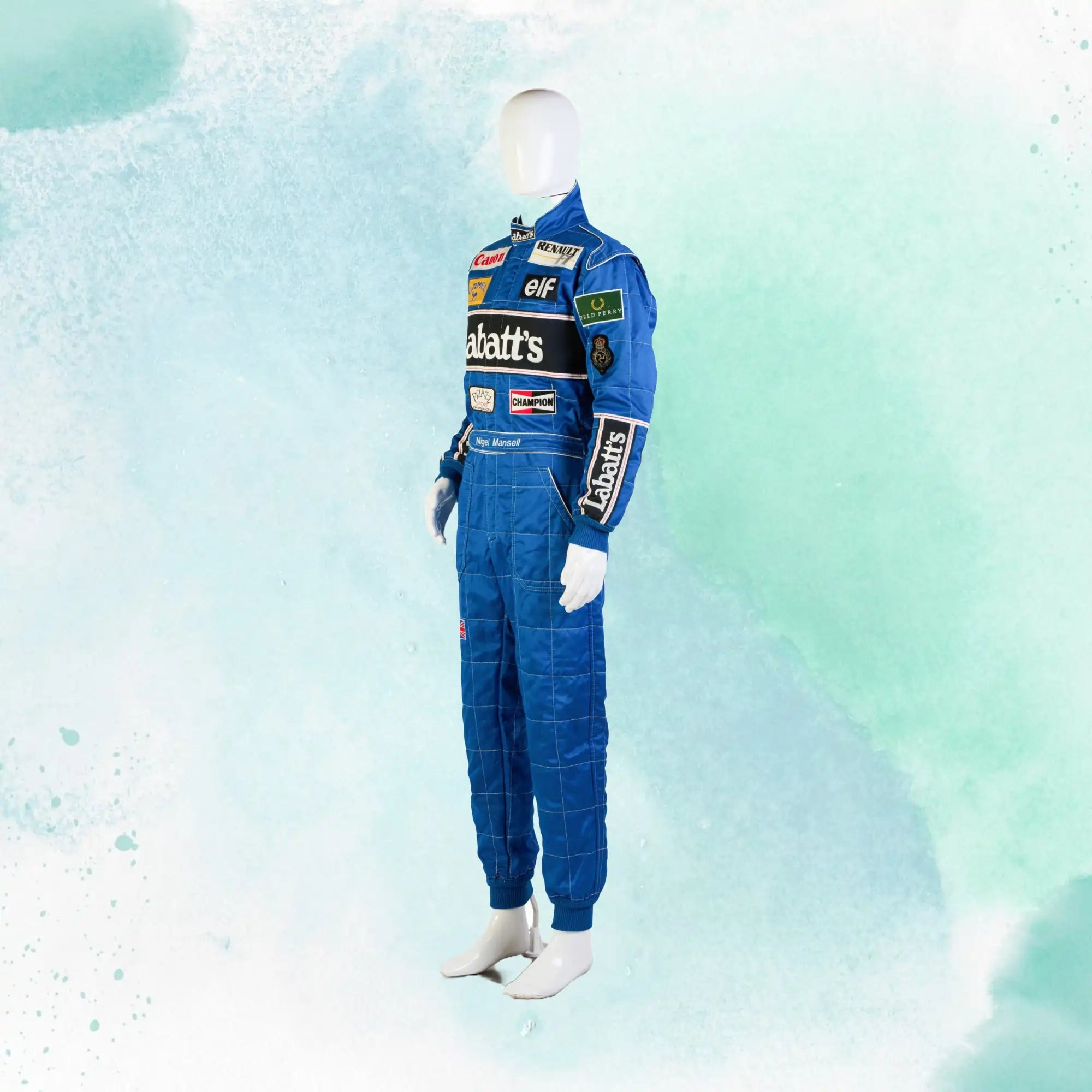 Nigel Mansell 1992 F1 Replica Embroidery Race Suit - view 2