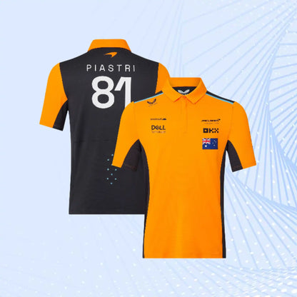 Oscar Piastri McLaren 2023 F1 Team Driver Polo - view 1