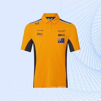 Oscar Piastri McLaren 2023 F1 Team Driver Polo - view 2