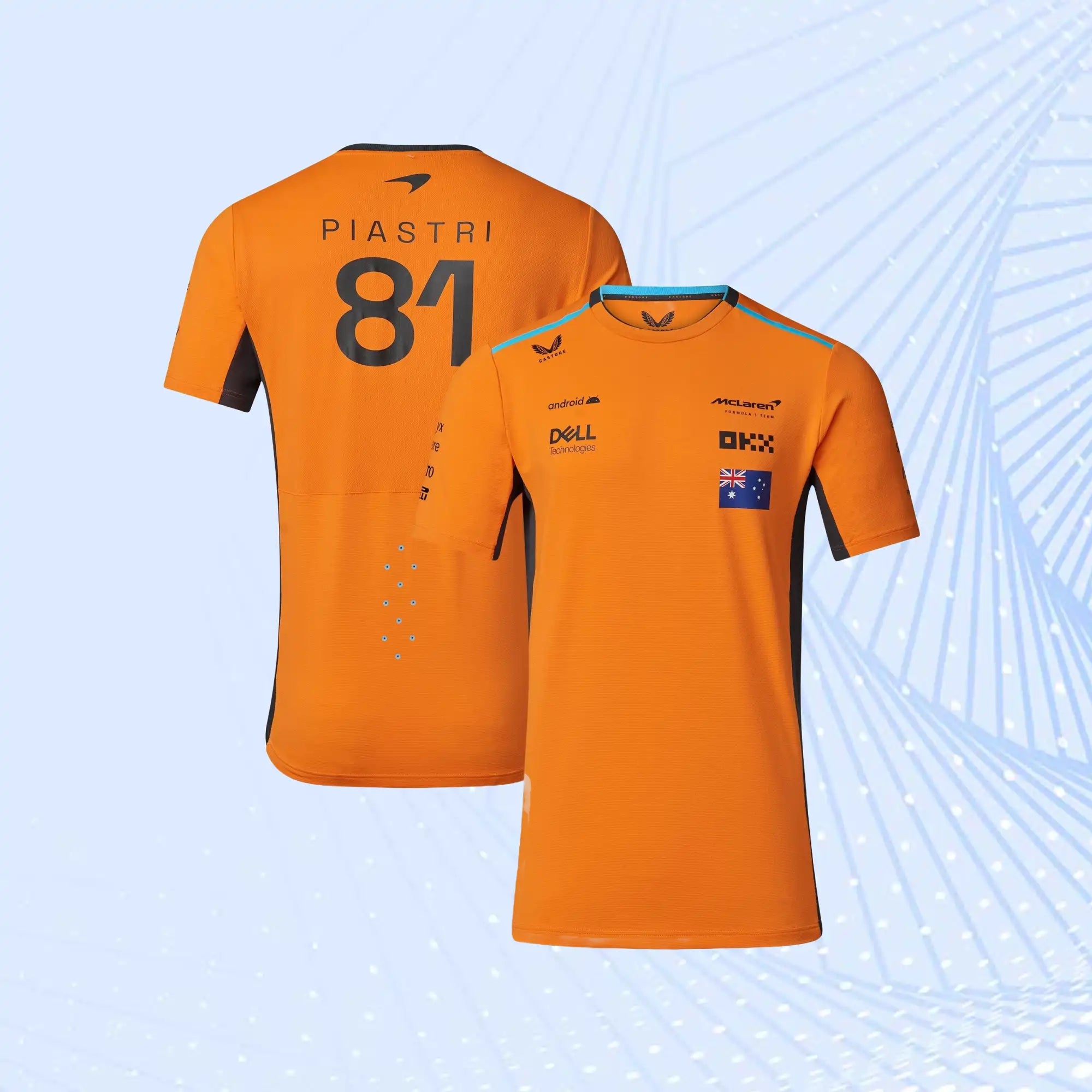 Oscar Piastri McLaren 2023 F1 Team Driver Set Up T-Shirt - view 1