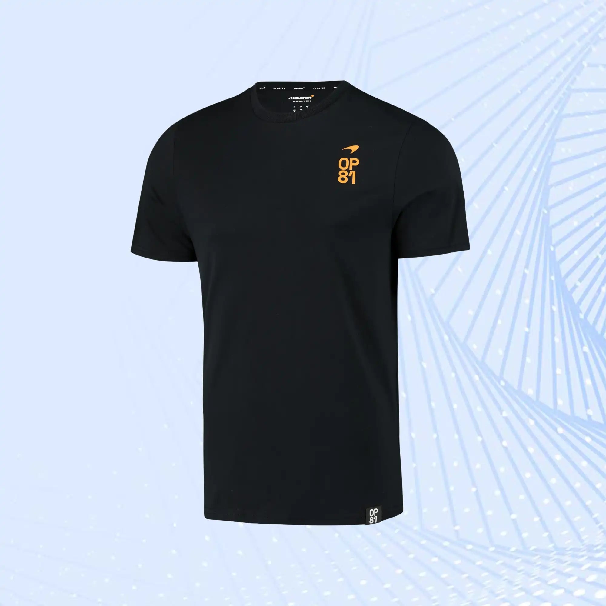 Oscar Piastri No 81 McLaren Formula 1 Team T-shirt- Black - view 2