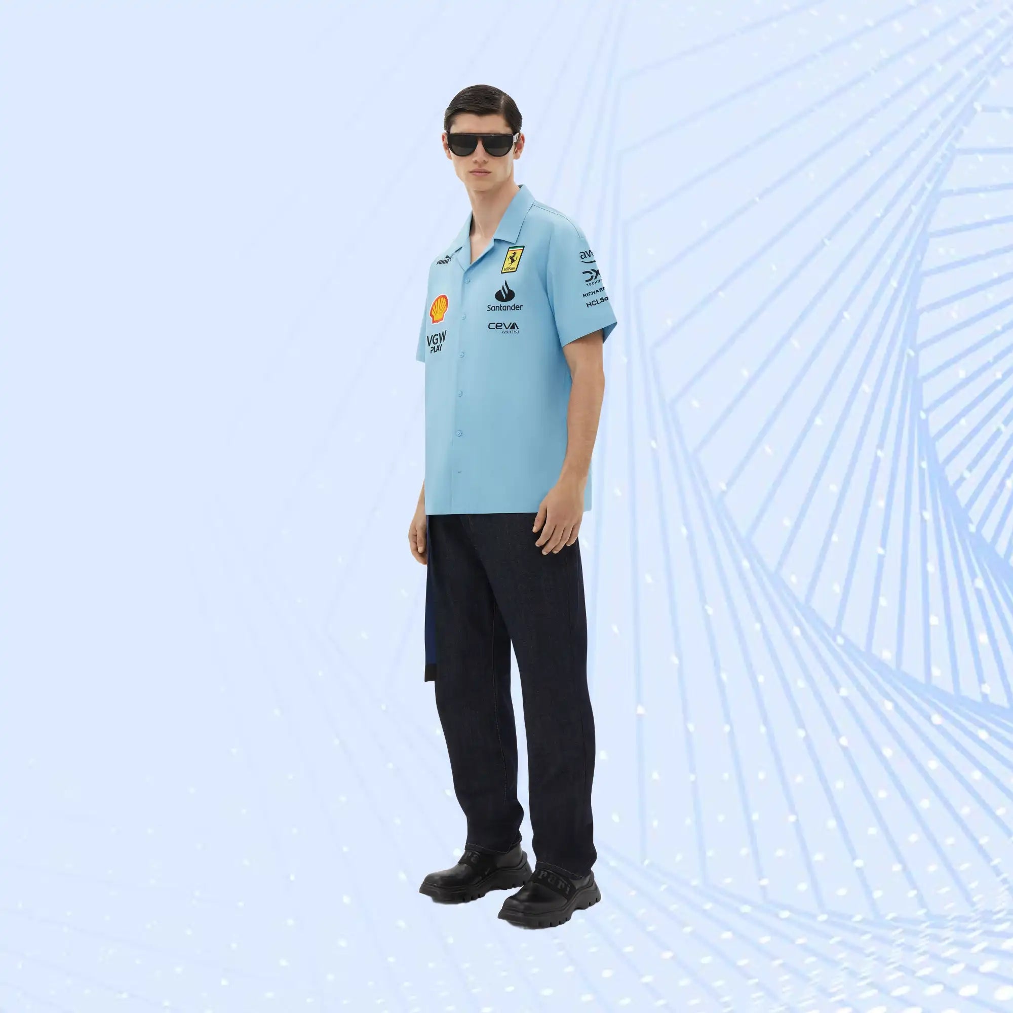 Puma for Scuderia Ferrari short-sleeved shirt – Miami Special Edition - view 3