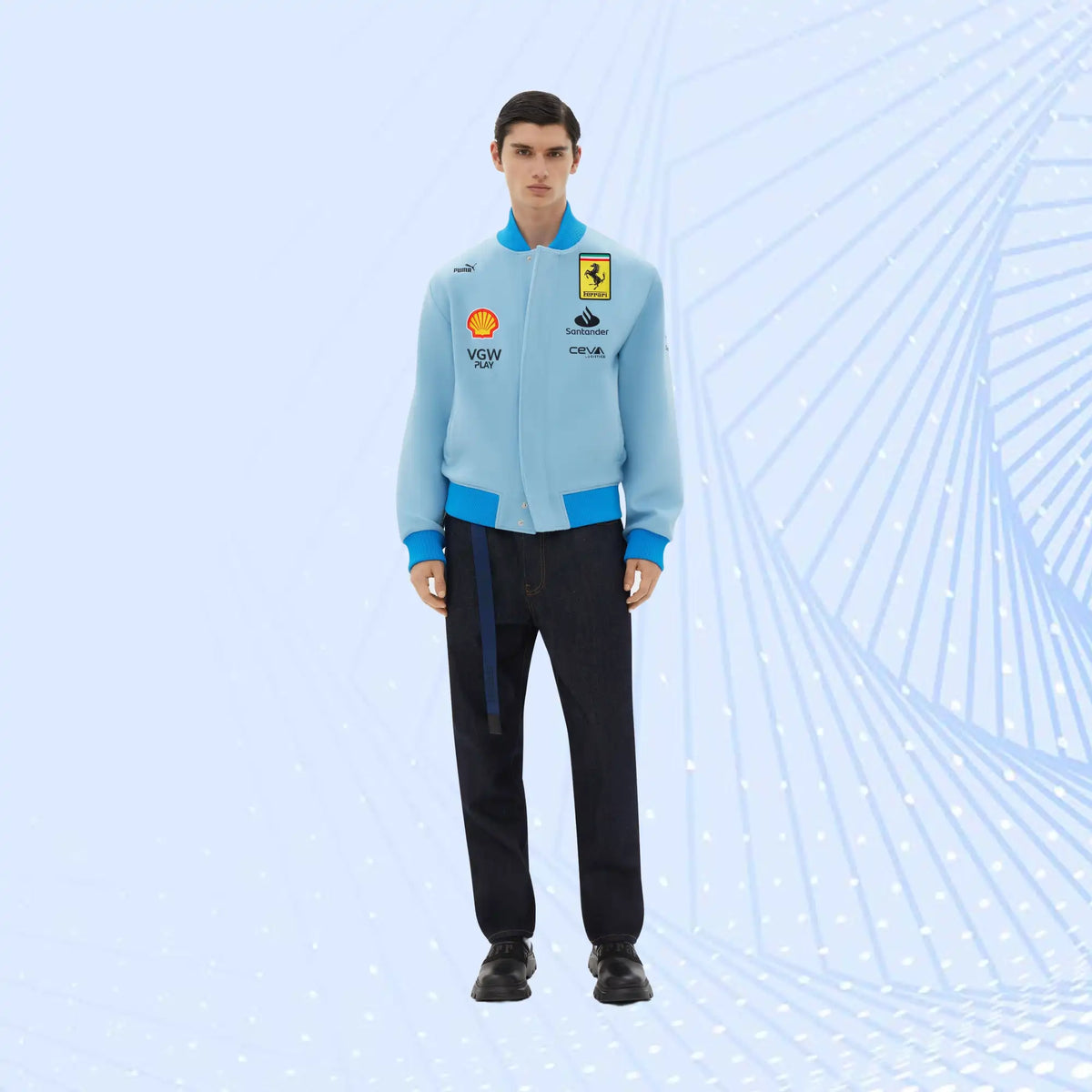 Puma for Scuderia Ferrari Varsity bomber jacket – Miami Special Edition - view 2
