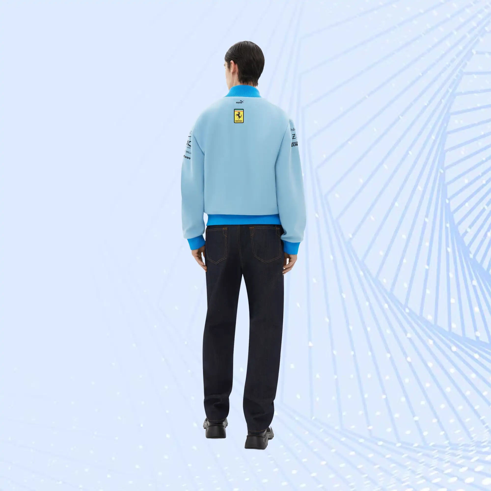 Puma for Scuderia Ferrari Varsity bomber jacket – Miami Special Edition - view 4
