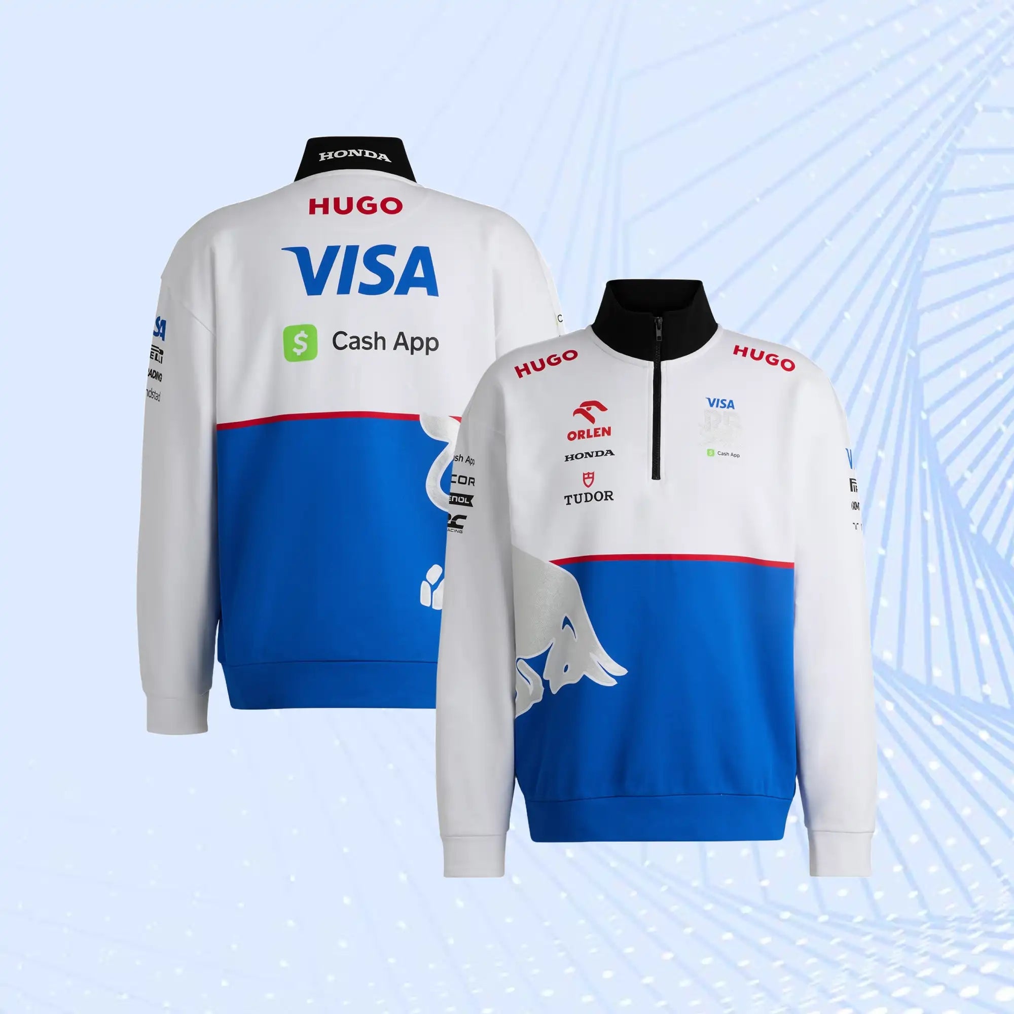 RB Cash App 2024 Team 1 / 4 Zip Replica Sweatshirt - view 1