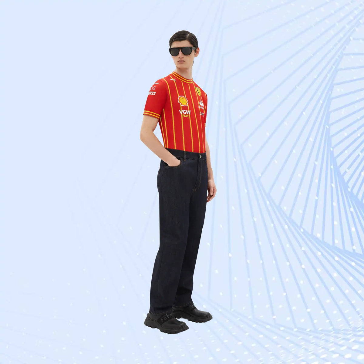 Sainz Puma Football Shirt for Scuderia Ferrari- Austrian Special Edition - view 3