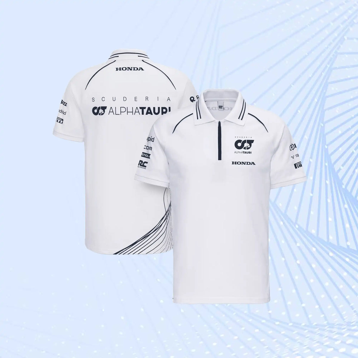 Scuderia AlphaTauri 2023 Team Polo- White - view 1