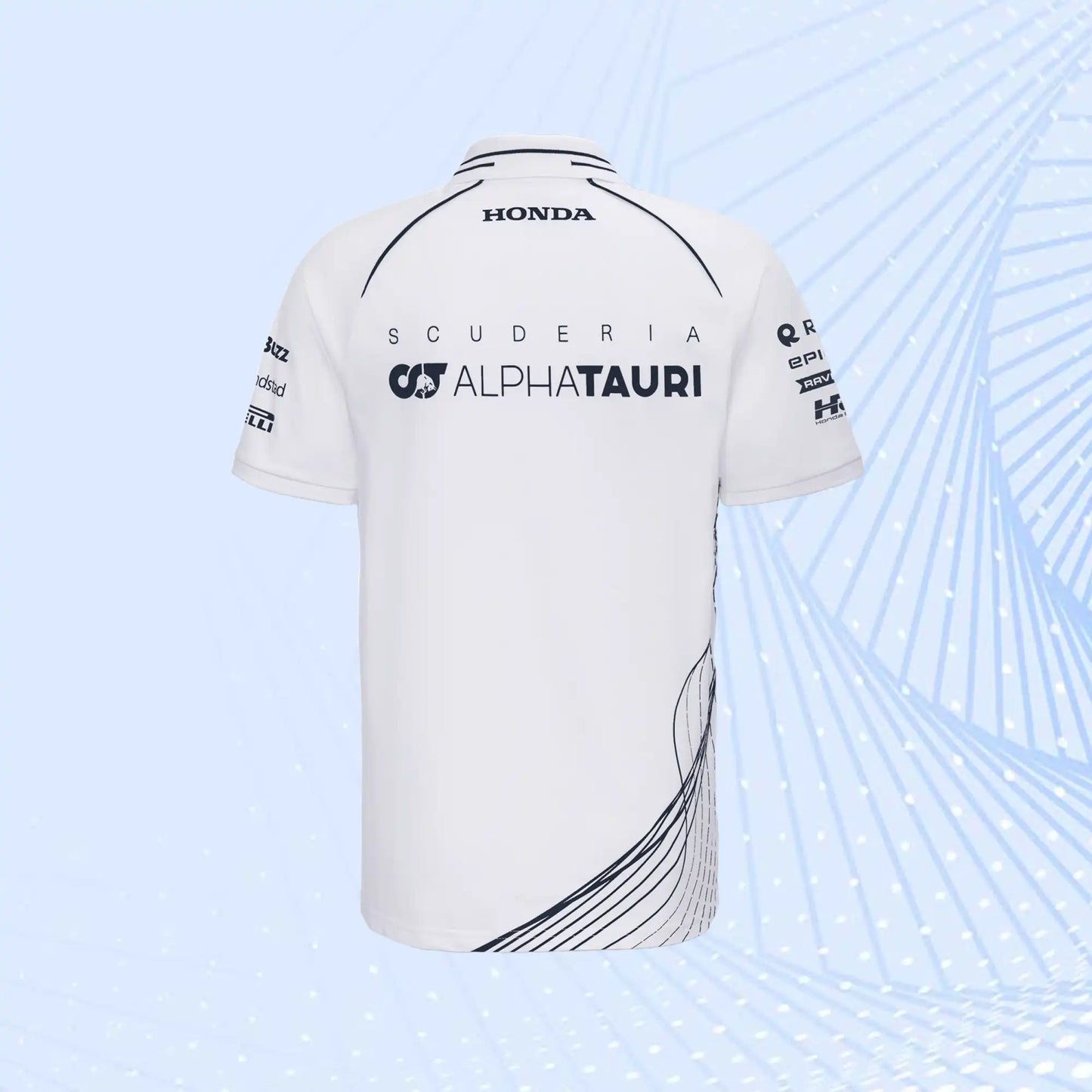 Scuderia AlphaTauri 2023 Team Polo- White - view 3
