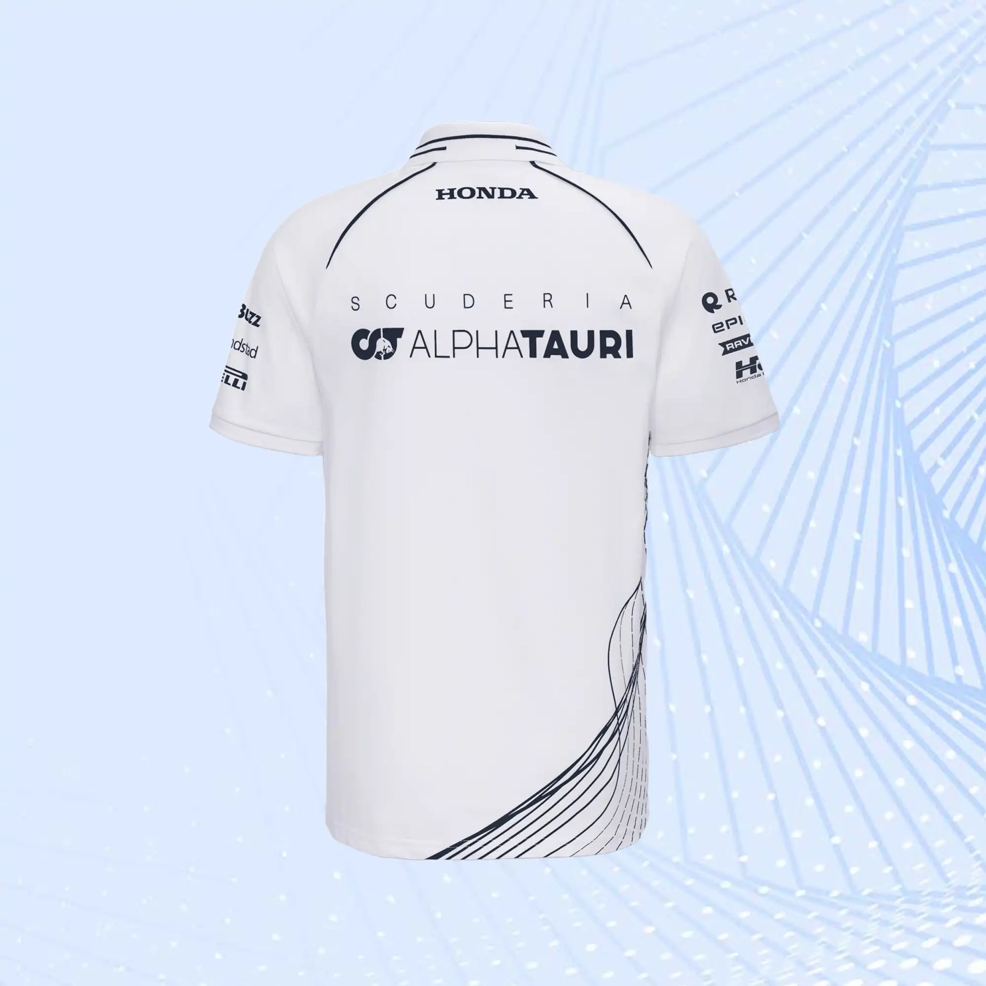 Scuderia AlphaTauri 2023 Team Polo- White - view 3