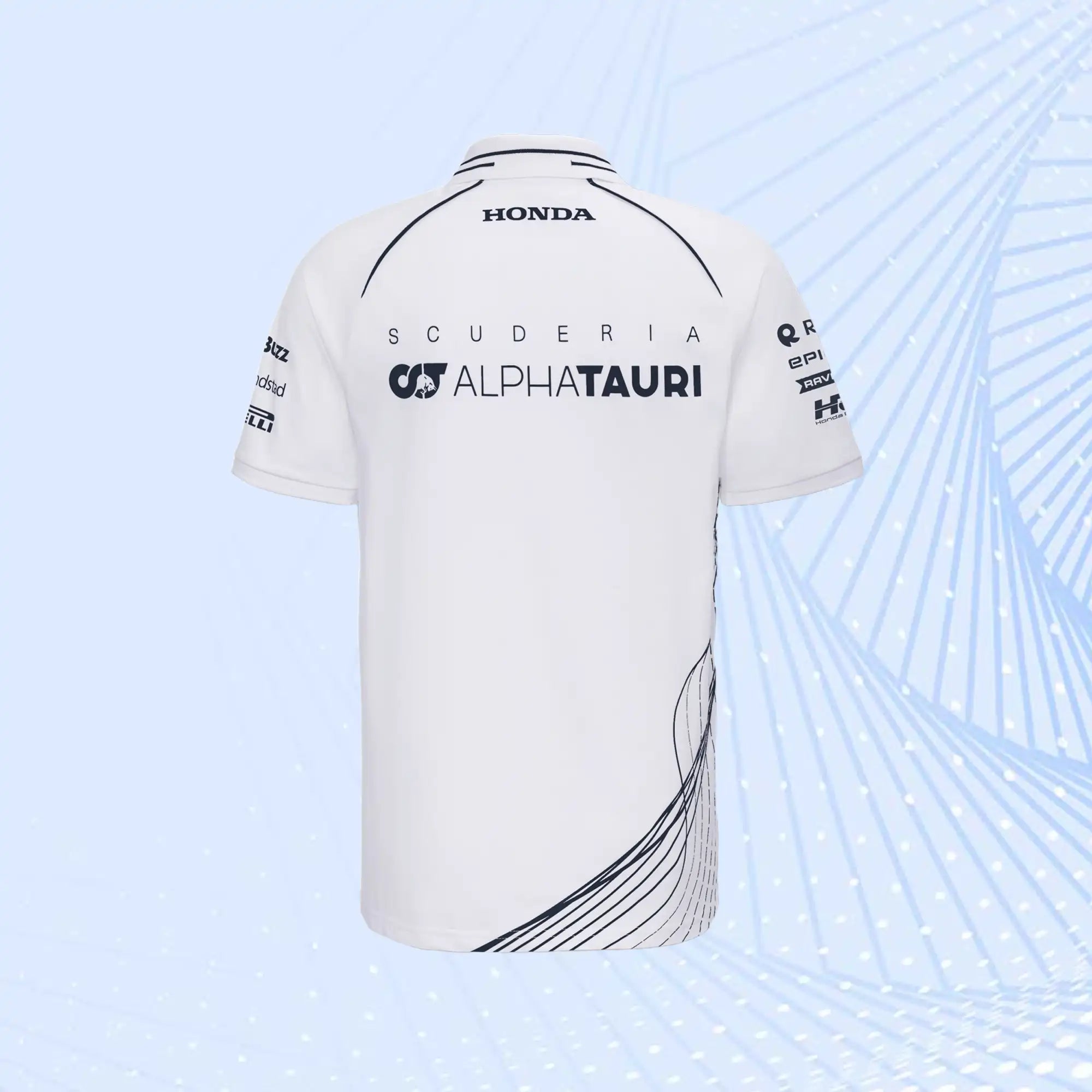 Scuderia AlphaTauri 2023 Team Polo- White - view 3