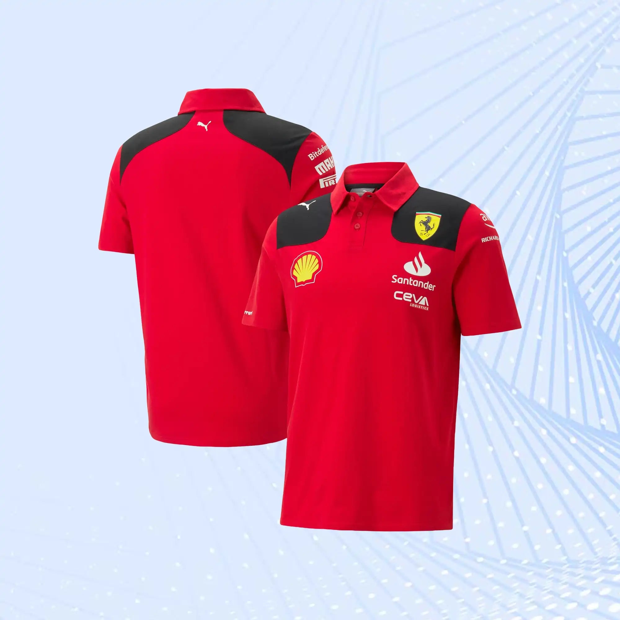 Scuderia Ferrari 2023 F1 Team Polo - view 1