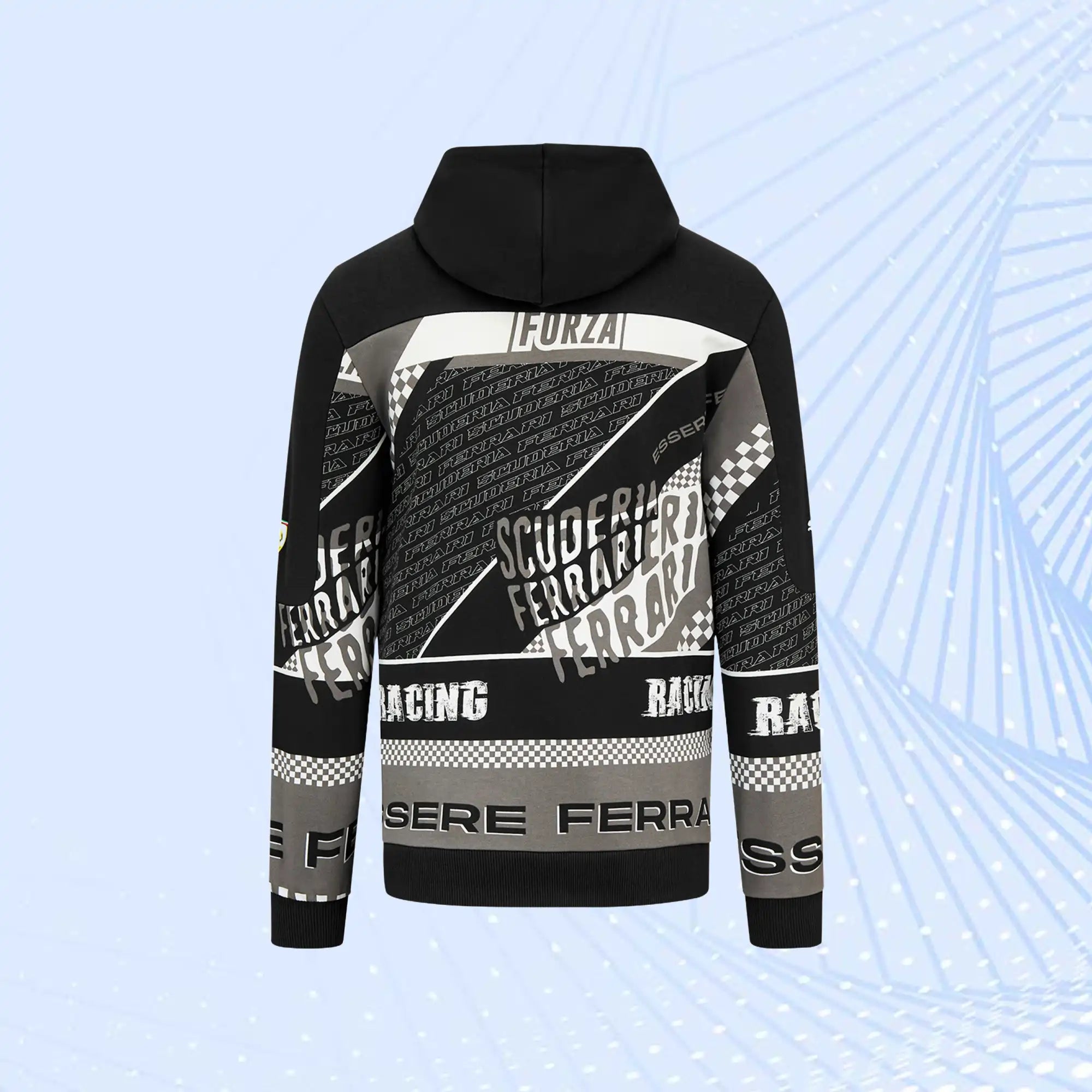 Scuderia Ferrari Puma Graphic Hoodie- Black - view 3