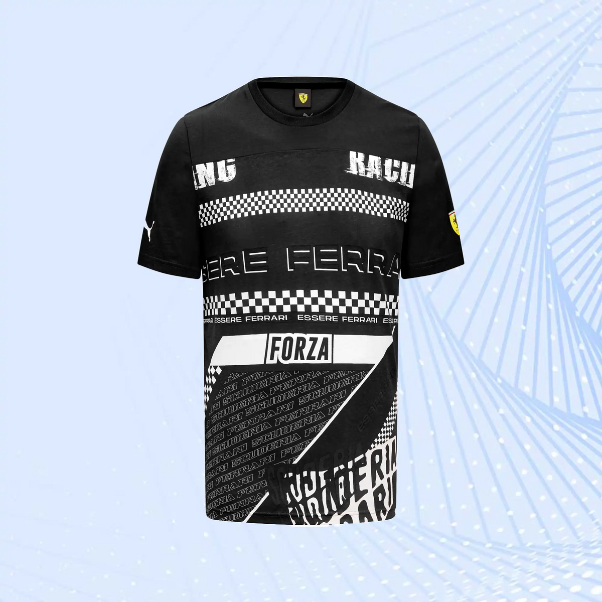 Scuderia Ferrari Puma Graphic T-Shirt- Black - view 2