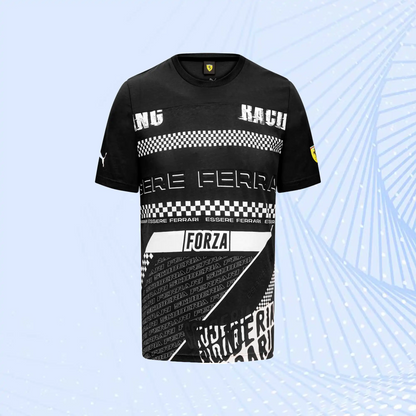 Scuderia Ferrari Puma Graphic T-Shirt- Black - view 2