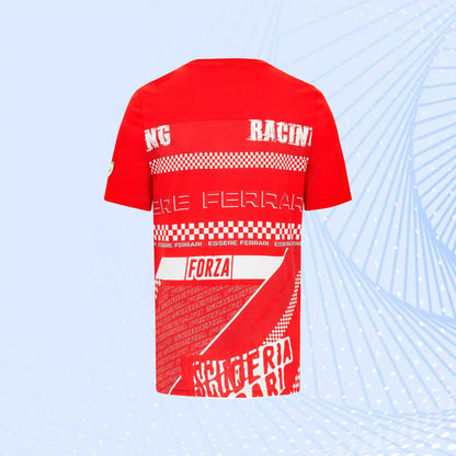 Scuderia Ferrari Puma Graphic T-Shirt- Red - view 3