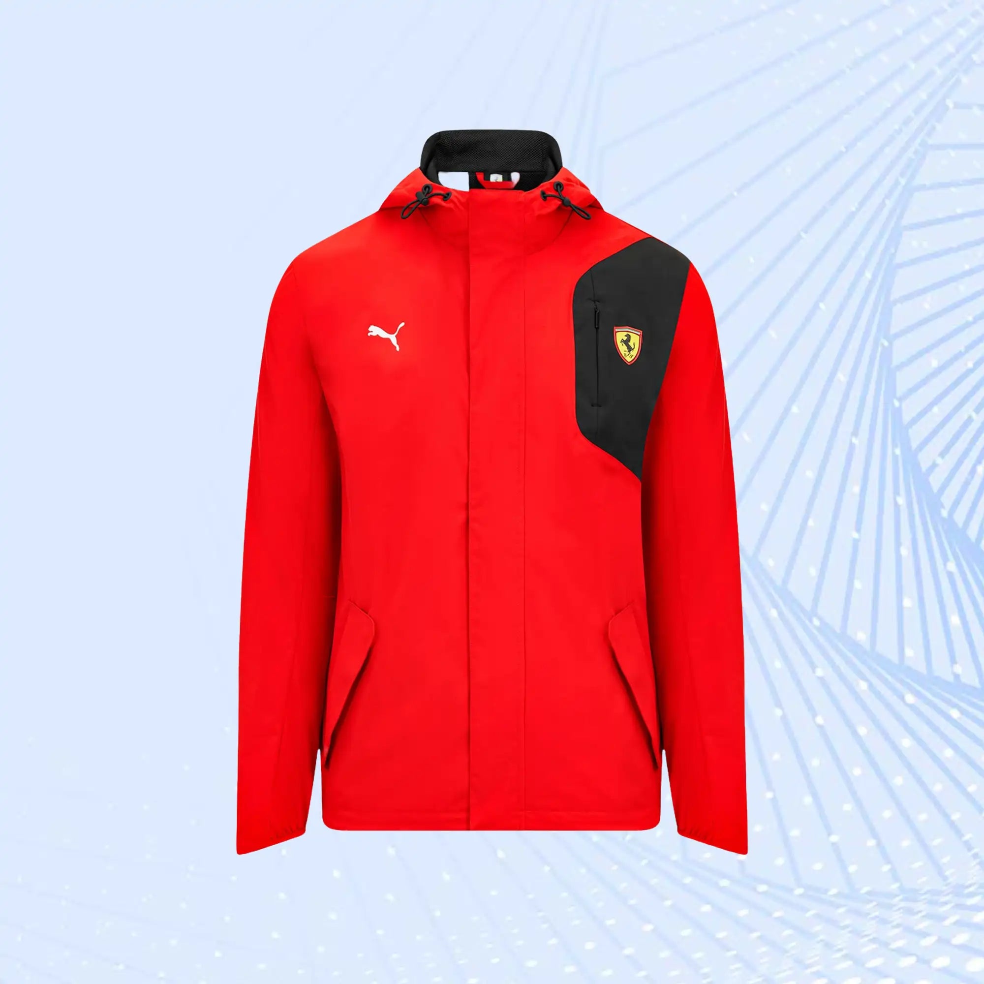 Scuderia Ferrari Puma Rain Jacket- Red - view 2