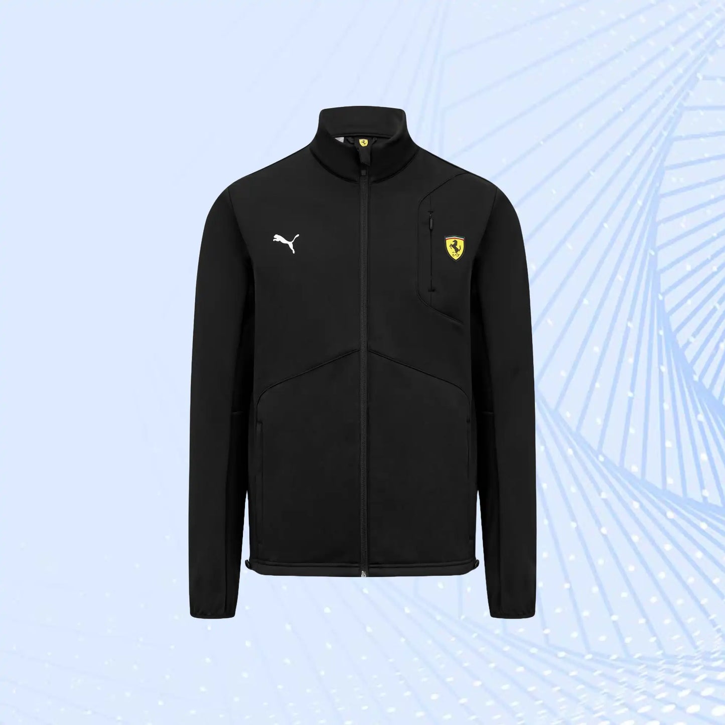 Scuderia Ferrari Puma Softshell Jacket- Black - view 2