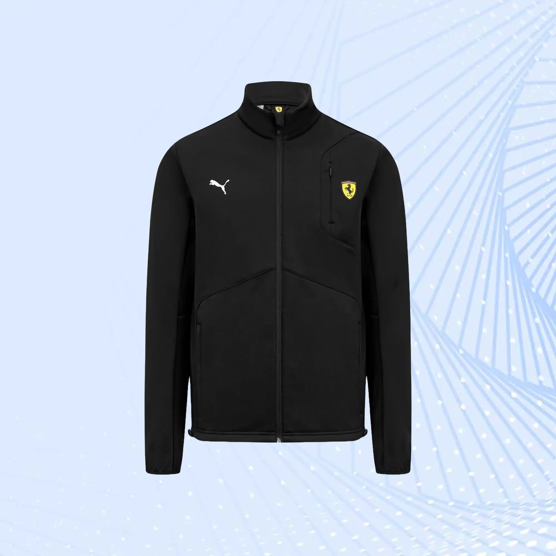 Scuderia Ferrari Puma Softshell Jacket- Black - view 2